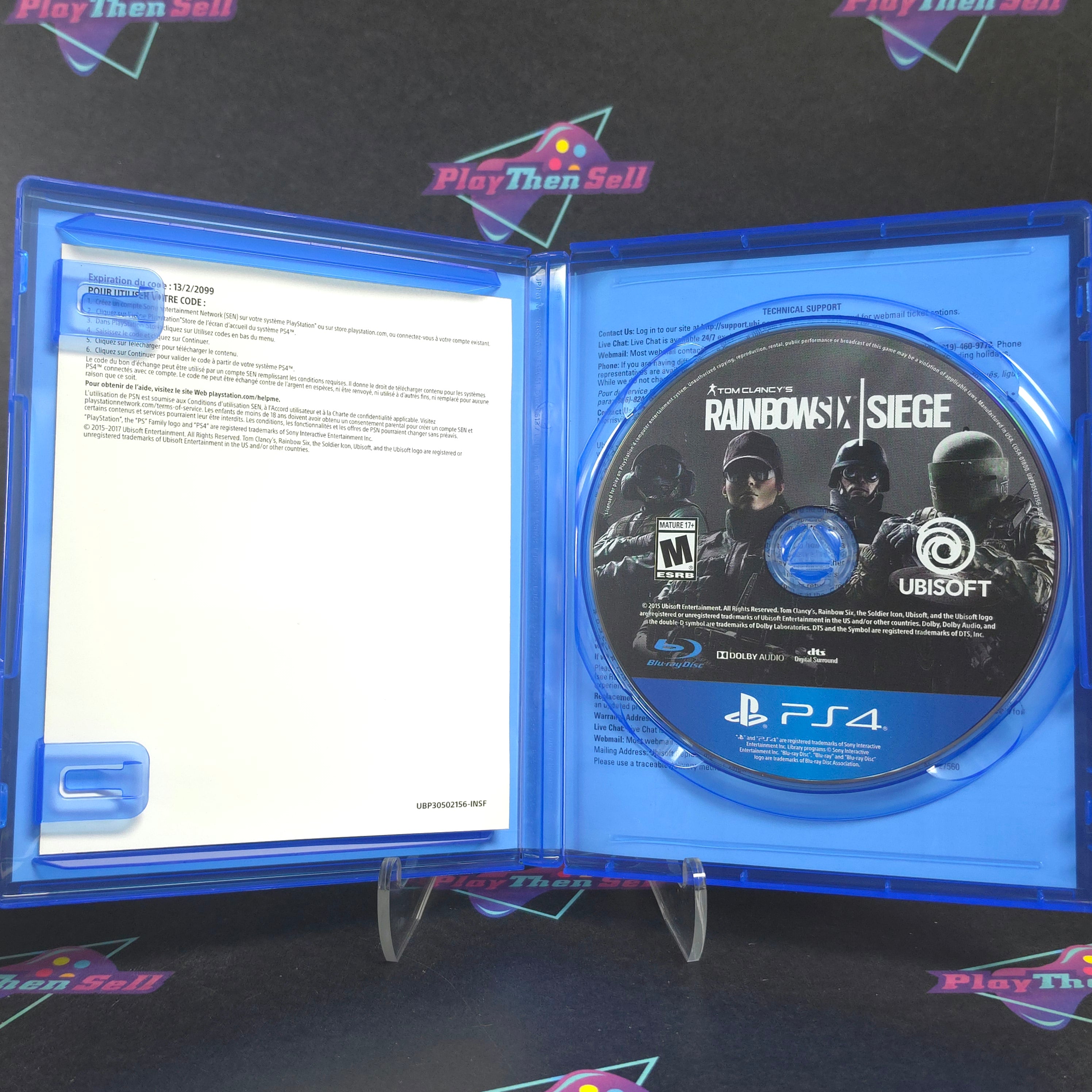 Tom Clancy's Rainbow Six Siege Advanced Edition PS4 PlayStation 4 CIB - Excellent