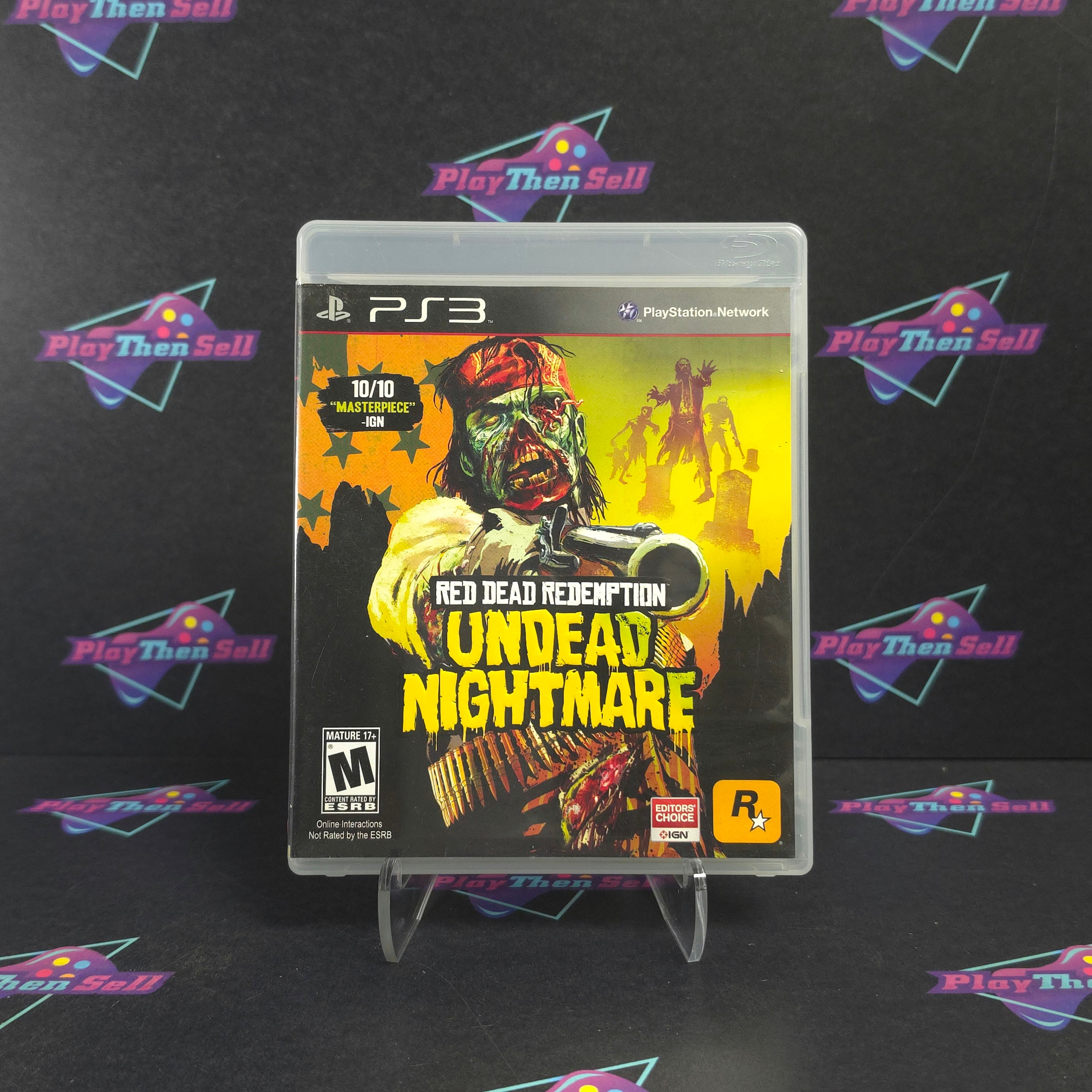 Red Dead Redemption Undead Nightmare PS3 PlayStation 3 CIB - Very Good