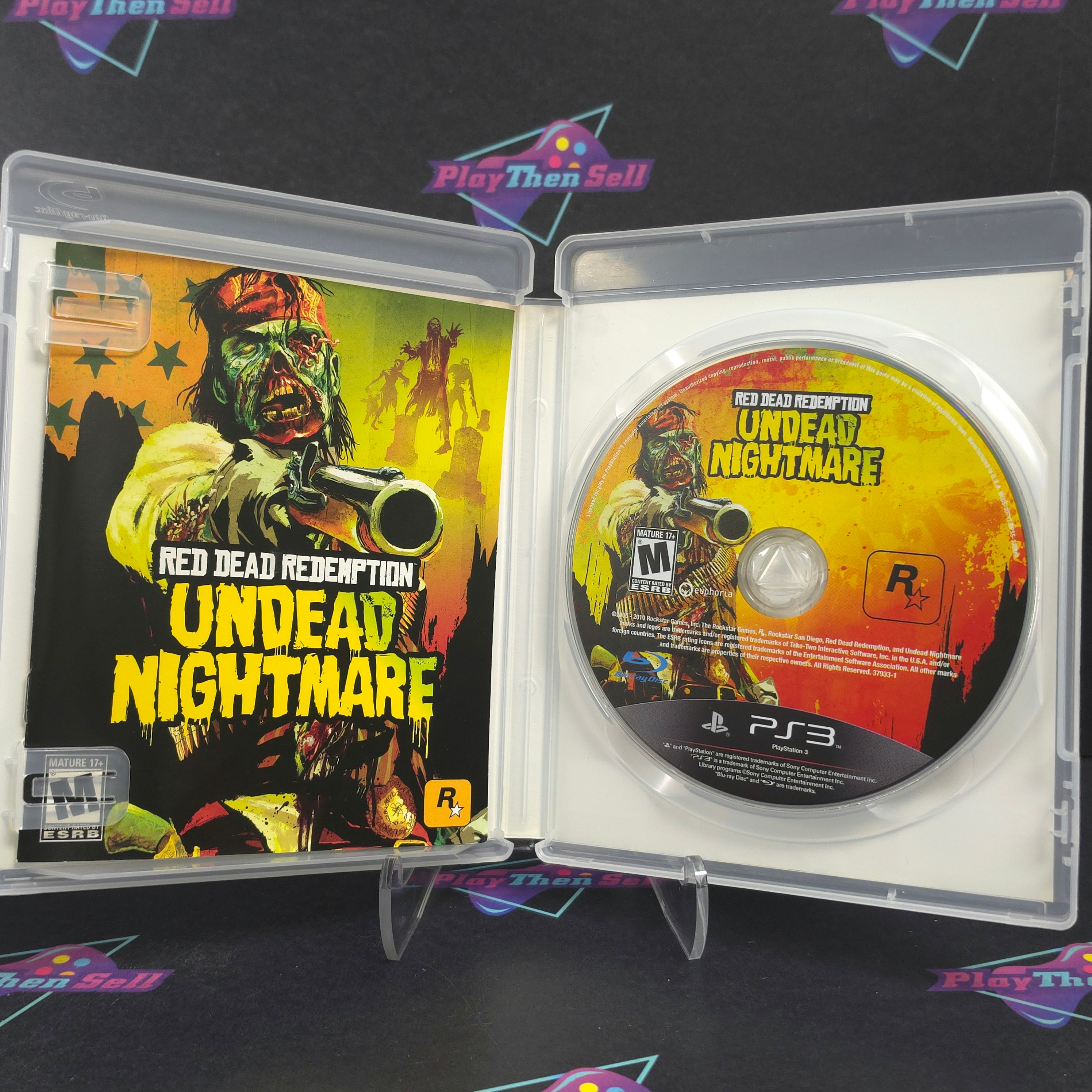 Red Dead Redemption Undead Nightmare PS3 PlayStation 3 CIB - Very Good