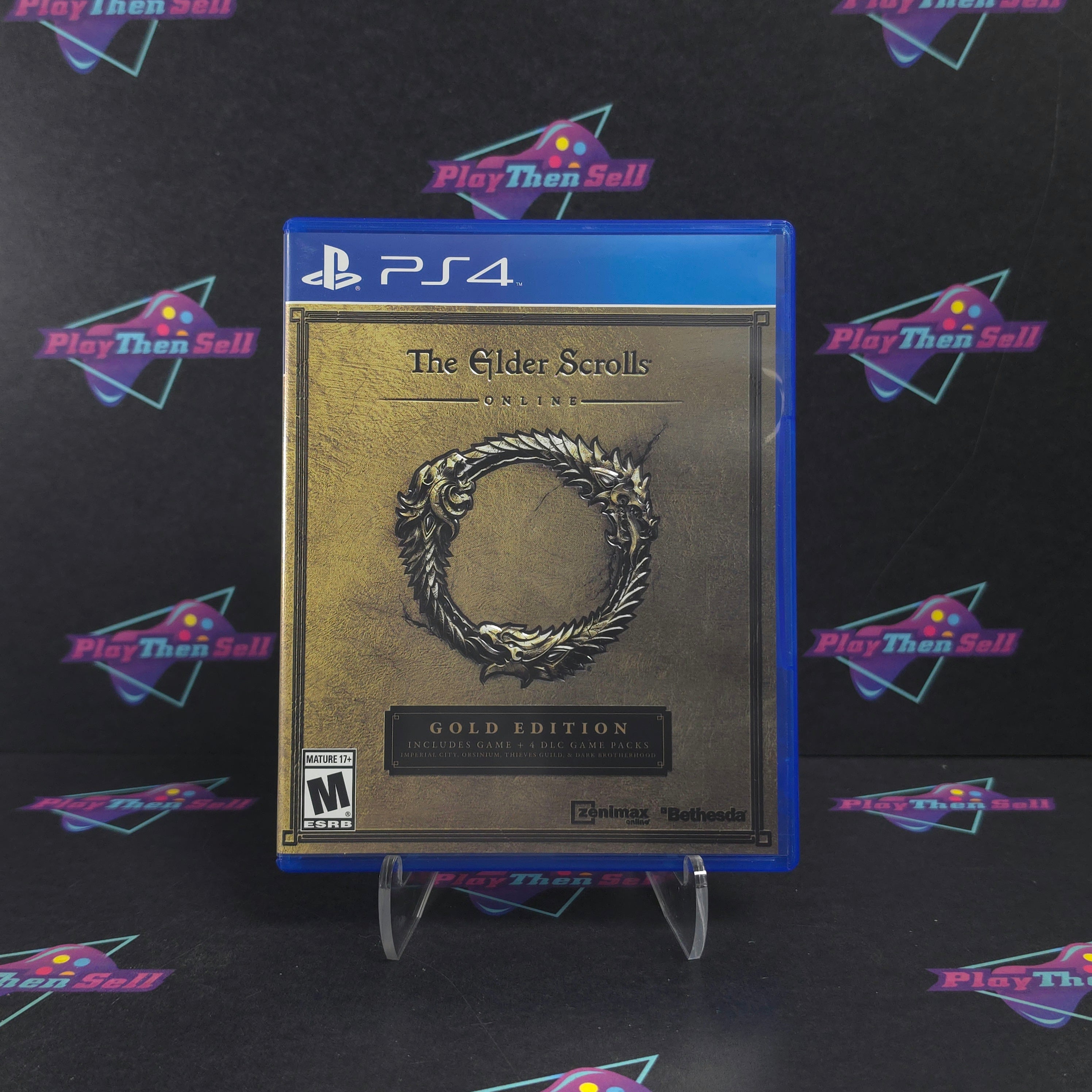 Elder Scrolls Online Gold Edition PS4 PlayStation 4 Complete - Excellent