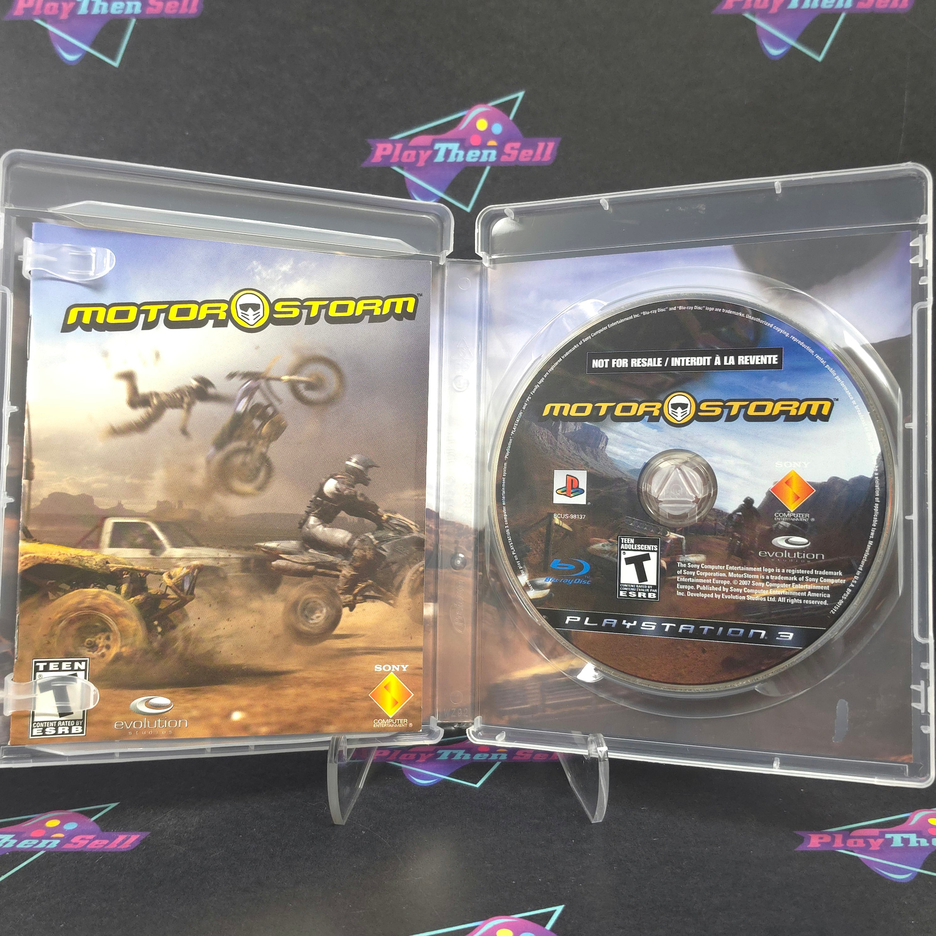 Motor Storm PS3 PlayStation 3 + Reg Complete - Excellent