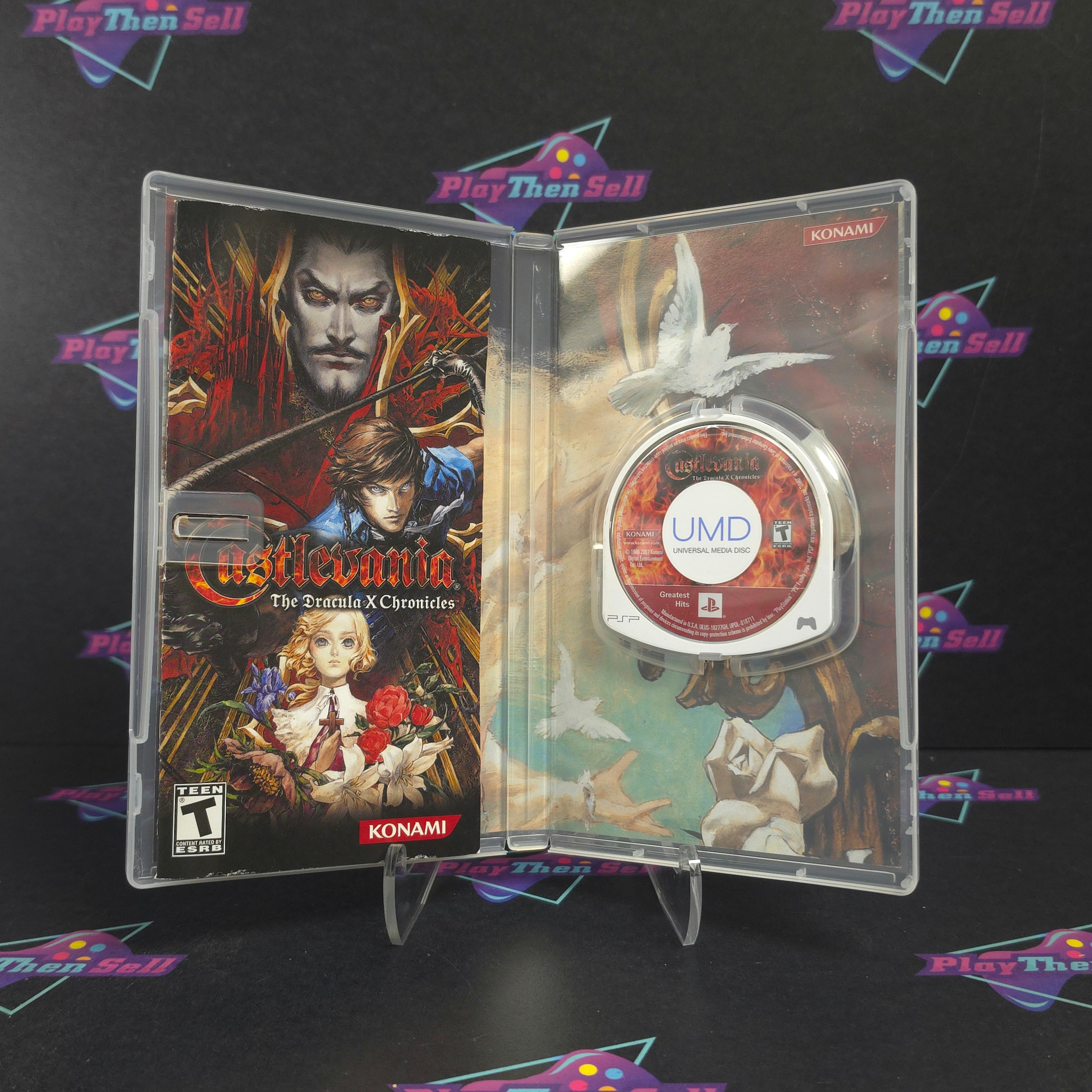 Castlevania Dracula X Chronicles Sony PSP GH Disc CIB - Excellent