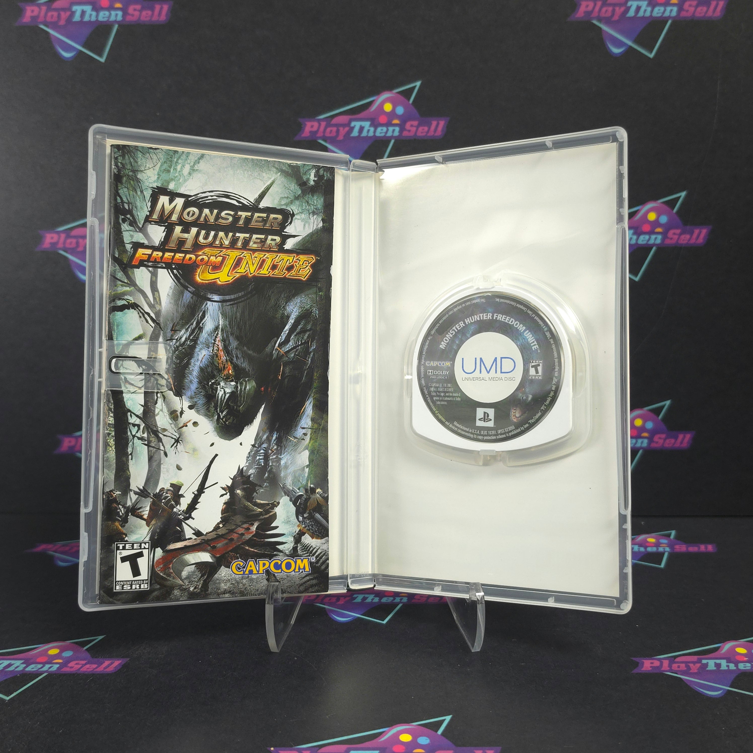 Monster Hunter Freedom Unite Sony PSP Favorites Complete - Excellent