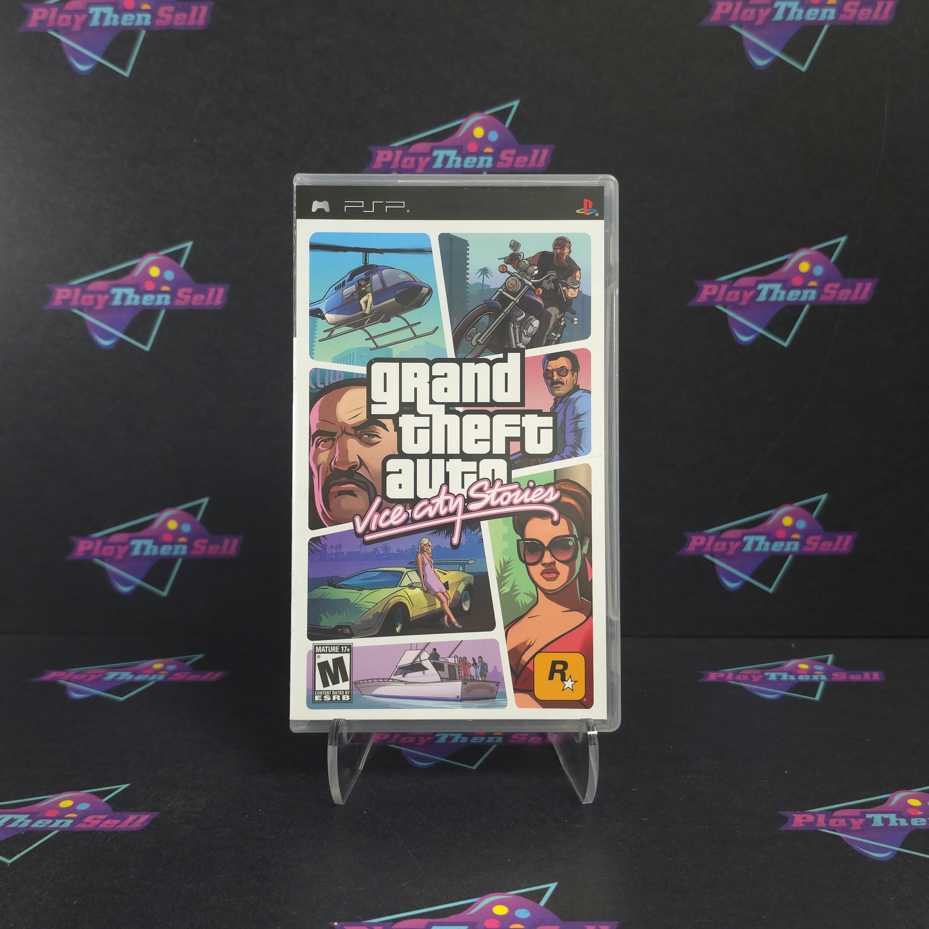 Grand Theft Auto GTA Vice City Stories Sony PSP Clear Disc - Very Good