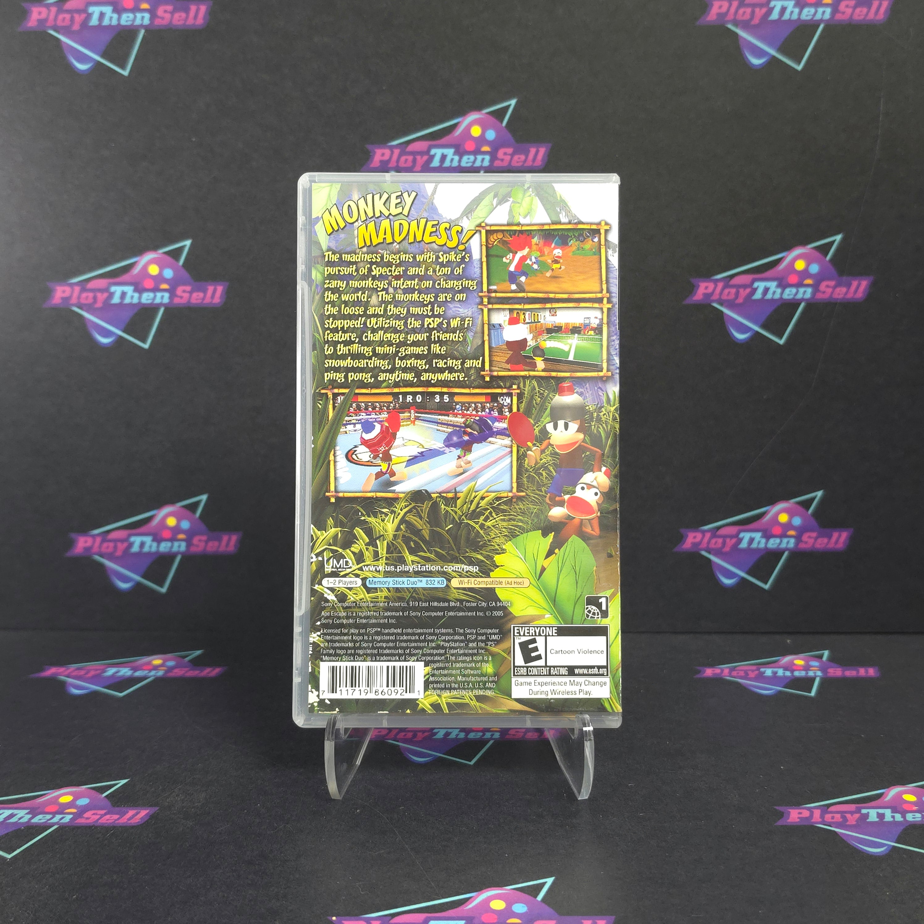 Ape Escape on the Loose Sony PSP Clear Disc Complete - Very Good