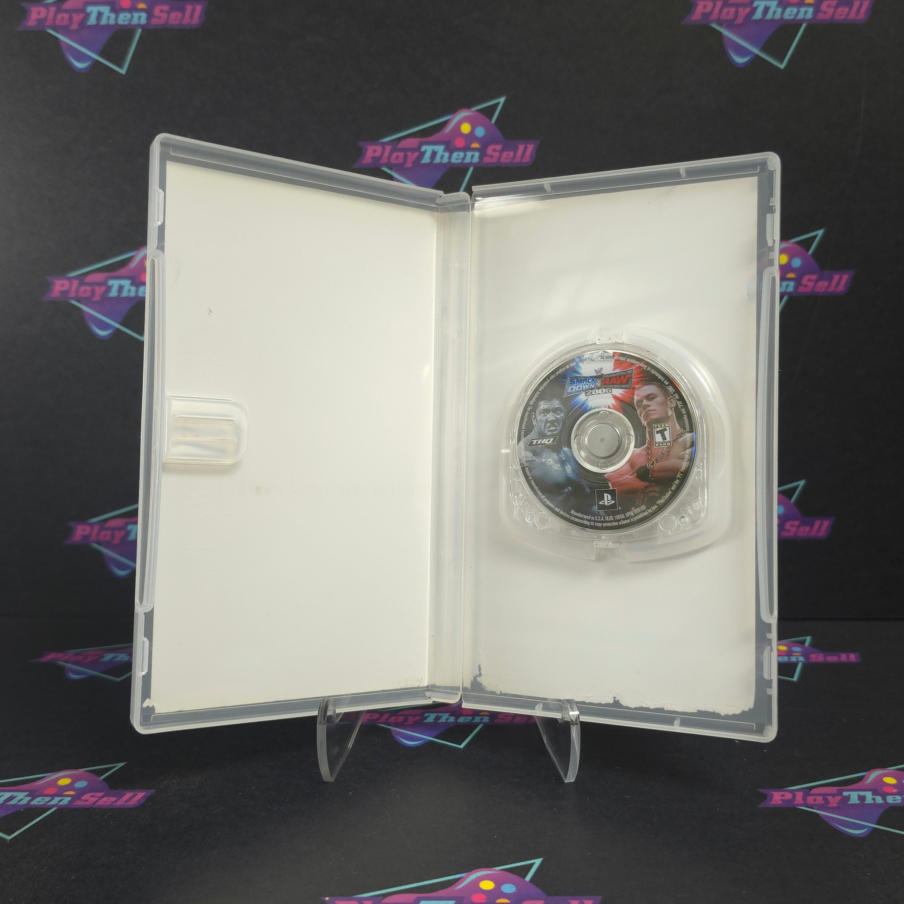 WWE SmackDown vs Raw 2006 Sony PSP Clear Disc - Very Good