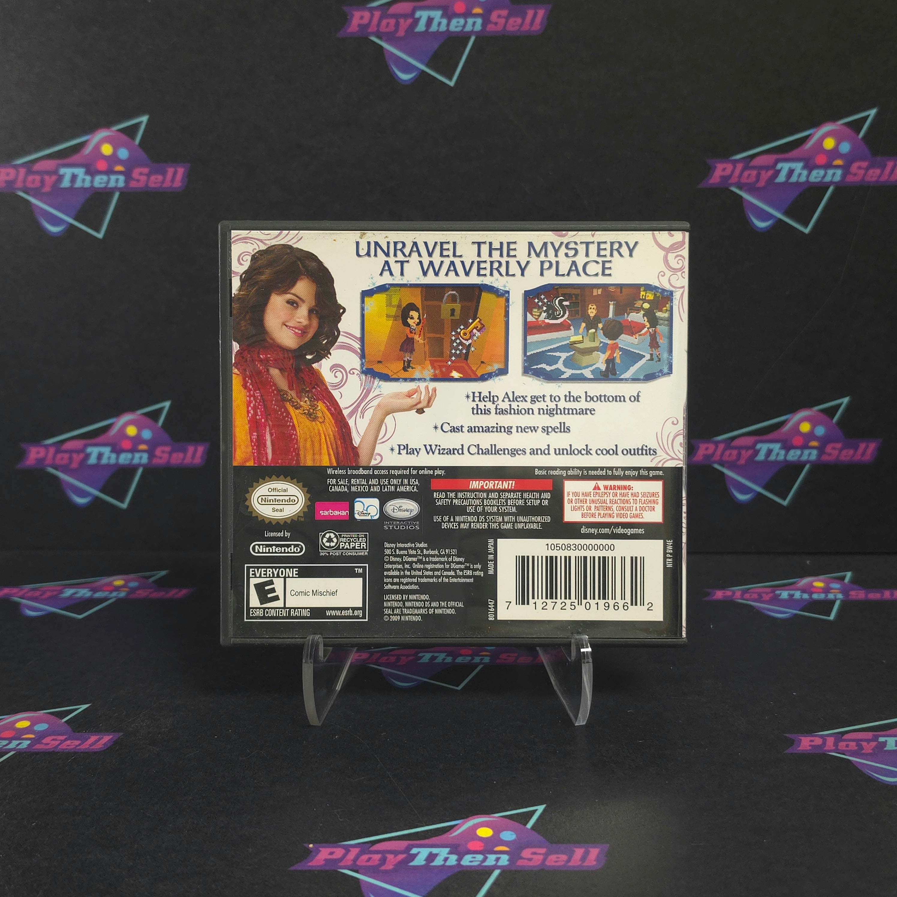 Wizards of Waverly Place Spellbound Nintendo DS CIB - Excellent