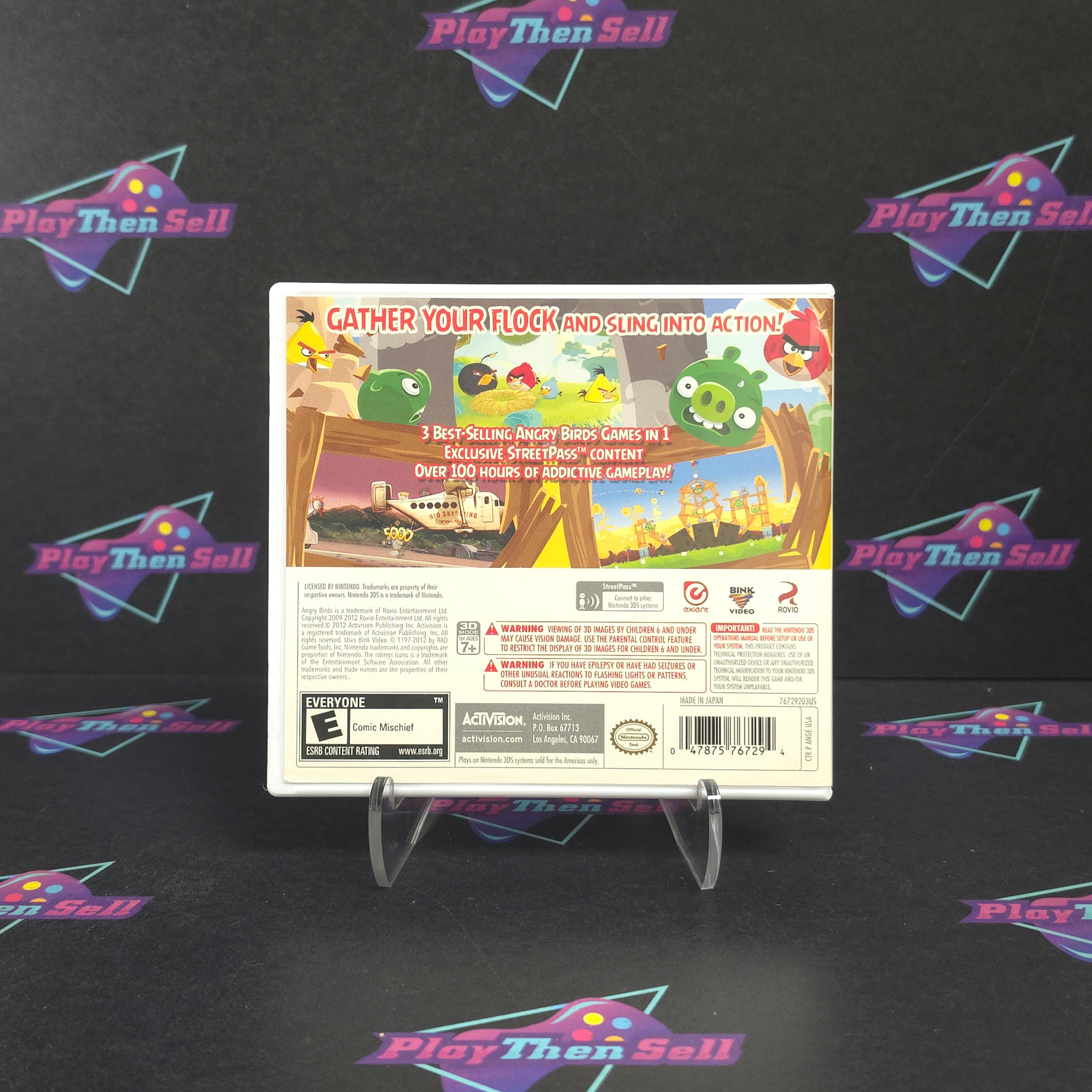 Angry Birds Trilogy Nintendo 3DS Complete - Excellent