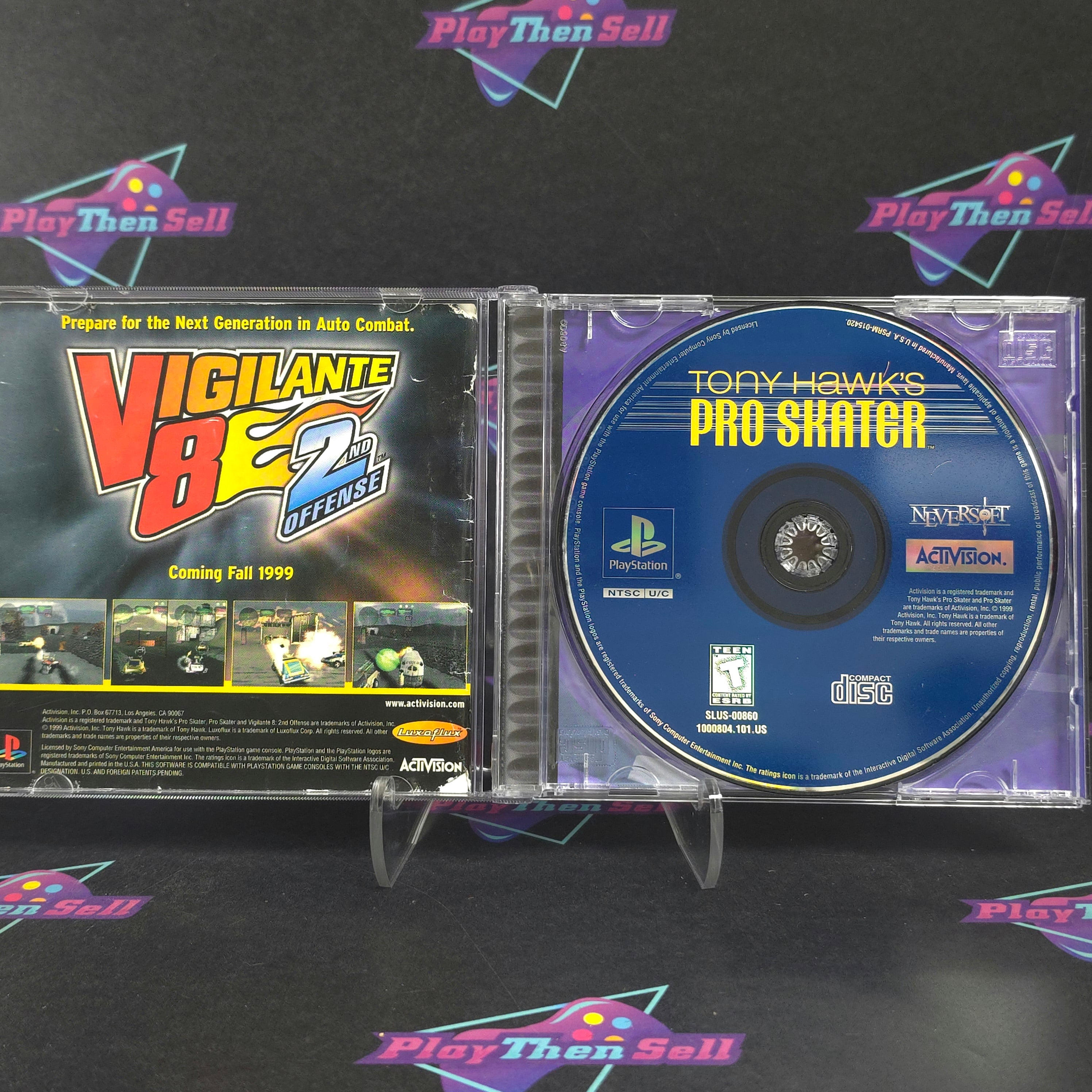 Tony Hawk's Pro Skater PS1 PlayStation 1 Complete - Very Good