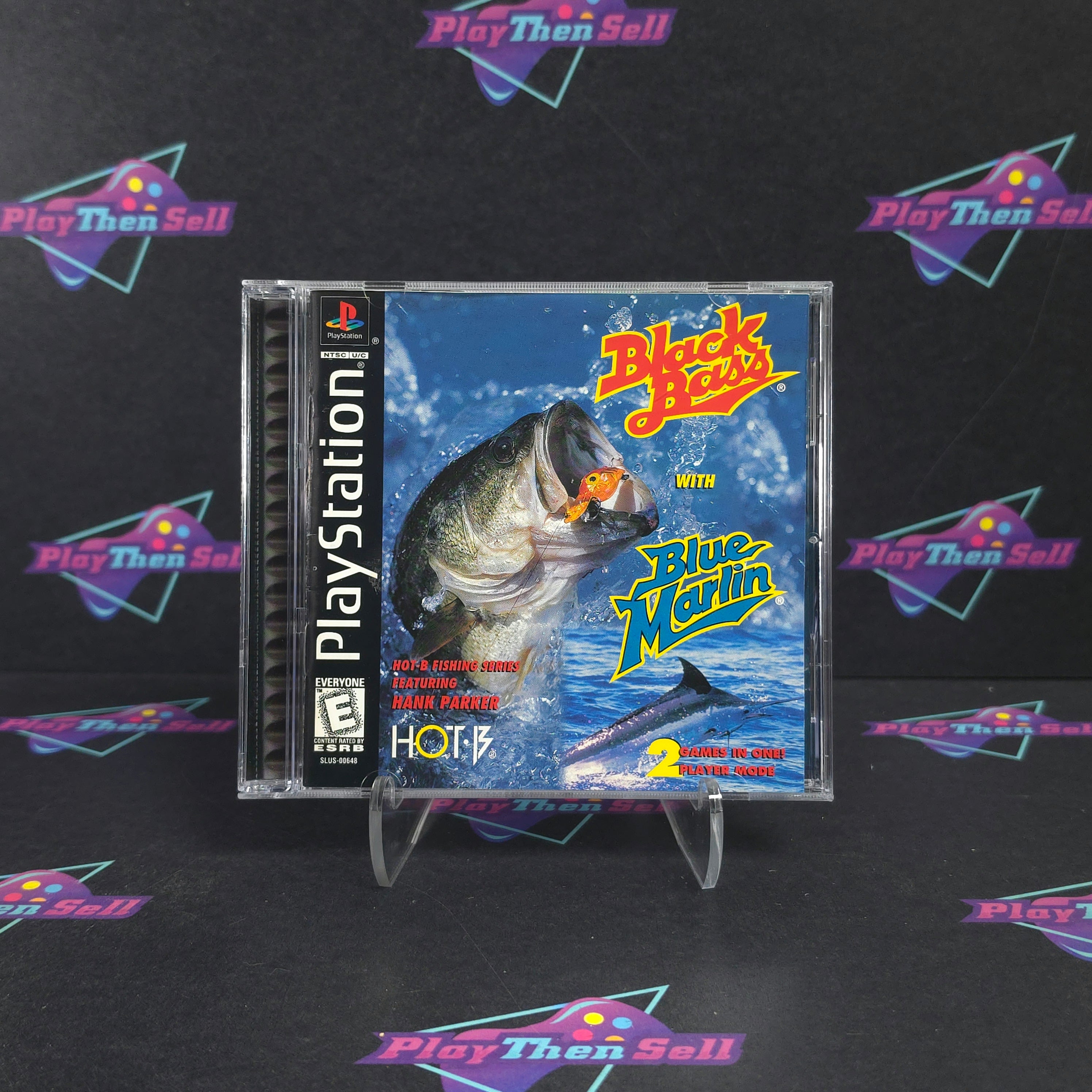 Black Bass with Blue Marlin PS1 PlayStation 1 Complete - Excellent