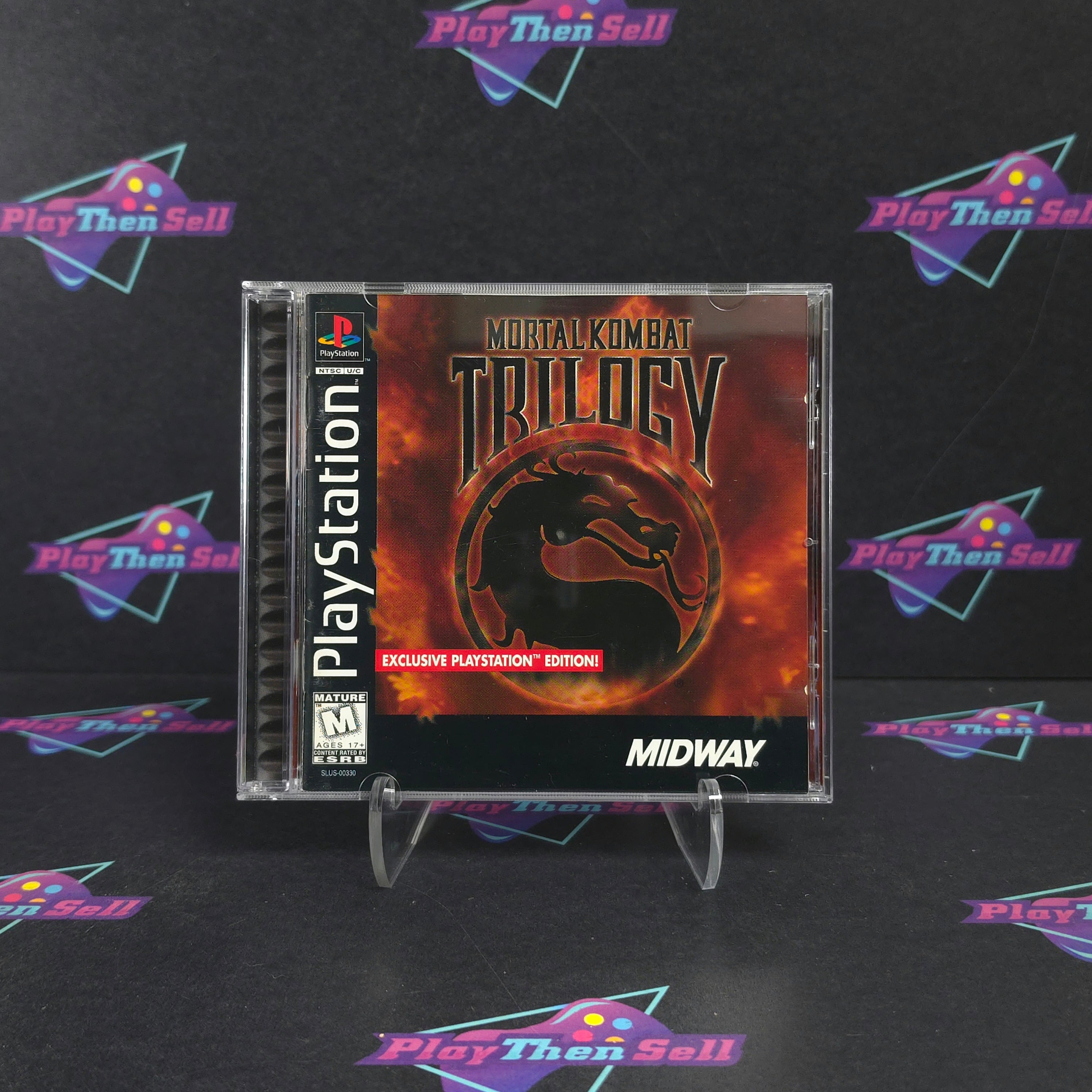 Mortal Kombat Trilogy PS1 PlayStation 1 + Reg Complete - Very Good