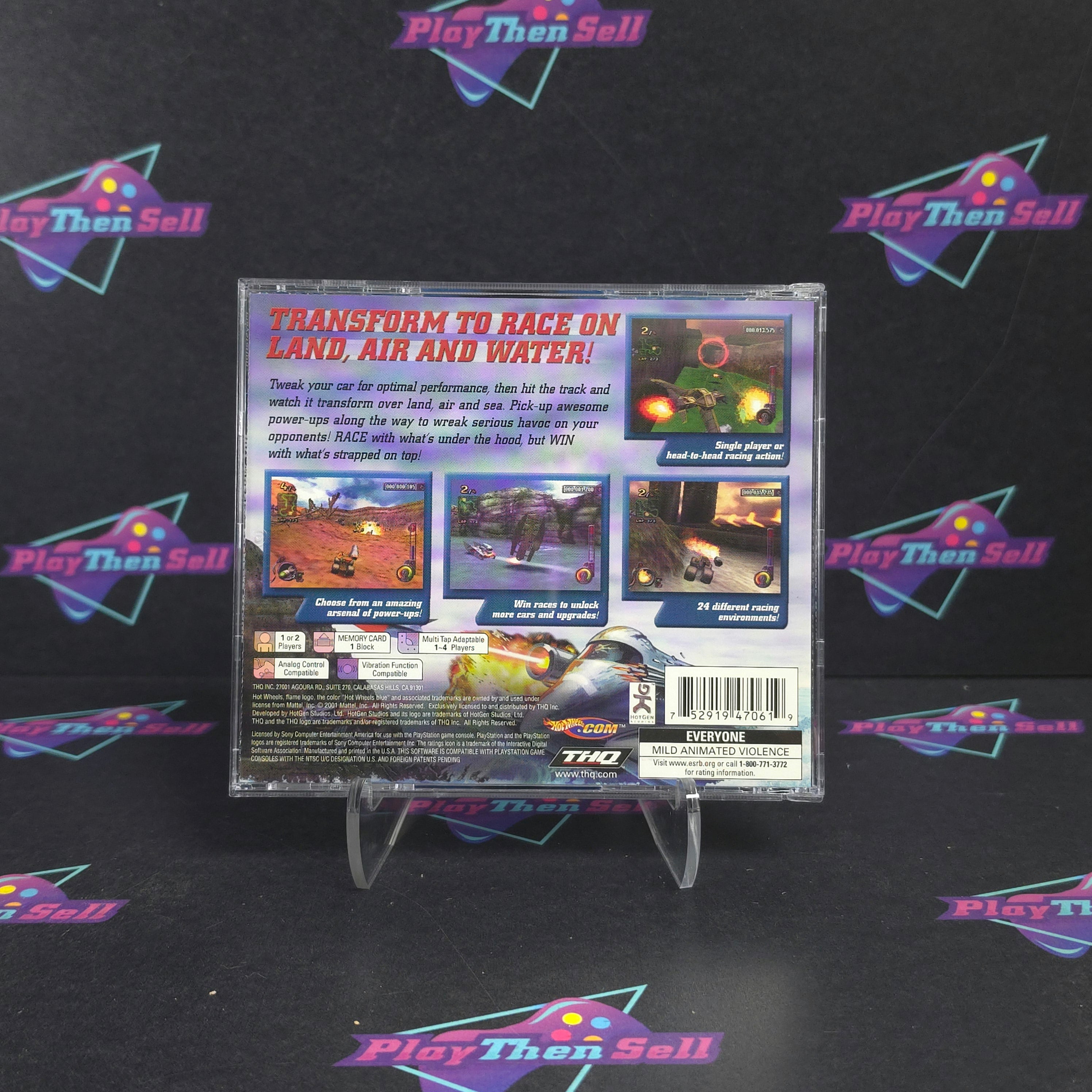 Hot Wheels Extreme Racing PS1 PlayStation 1 + Reg Complete - Very Good