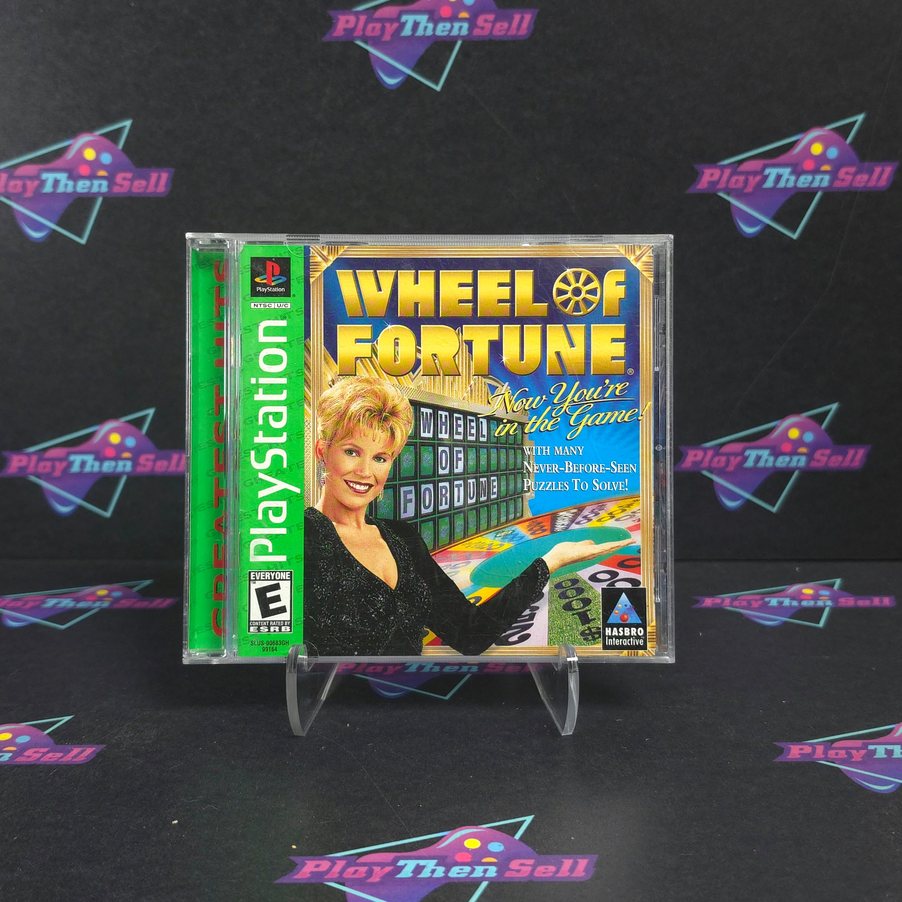 Wheel of Fortune PS1 PlayStation 1 GH Complete - Very Good