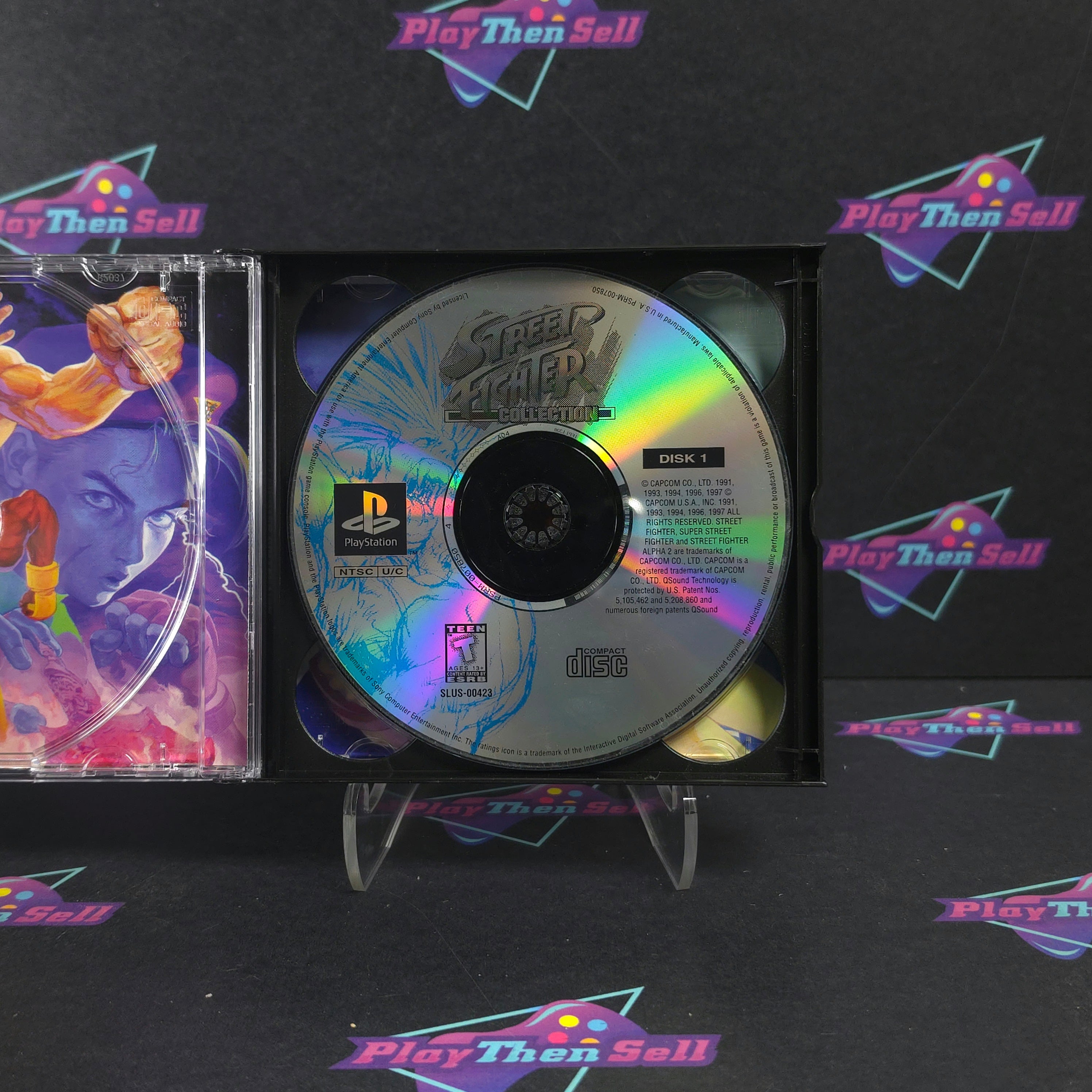Street Fighter Collection PS1 PlayStation 1 - Very Good