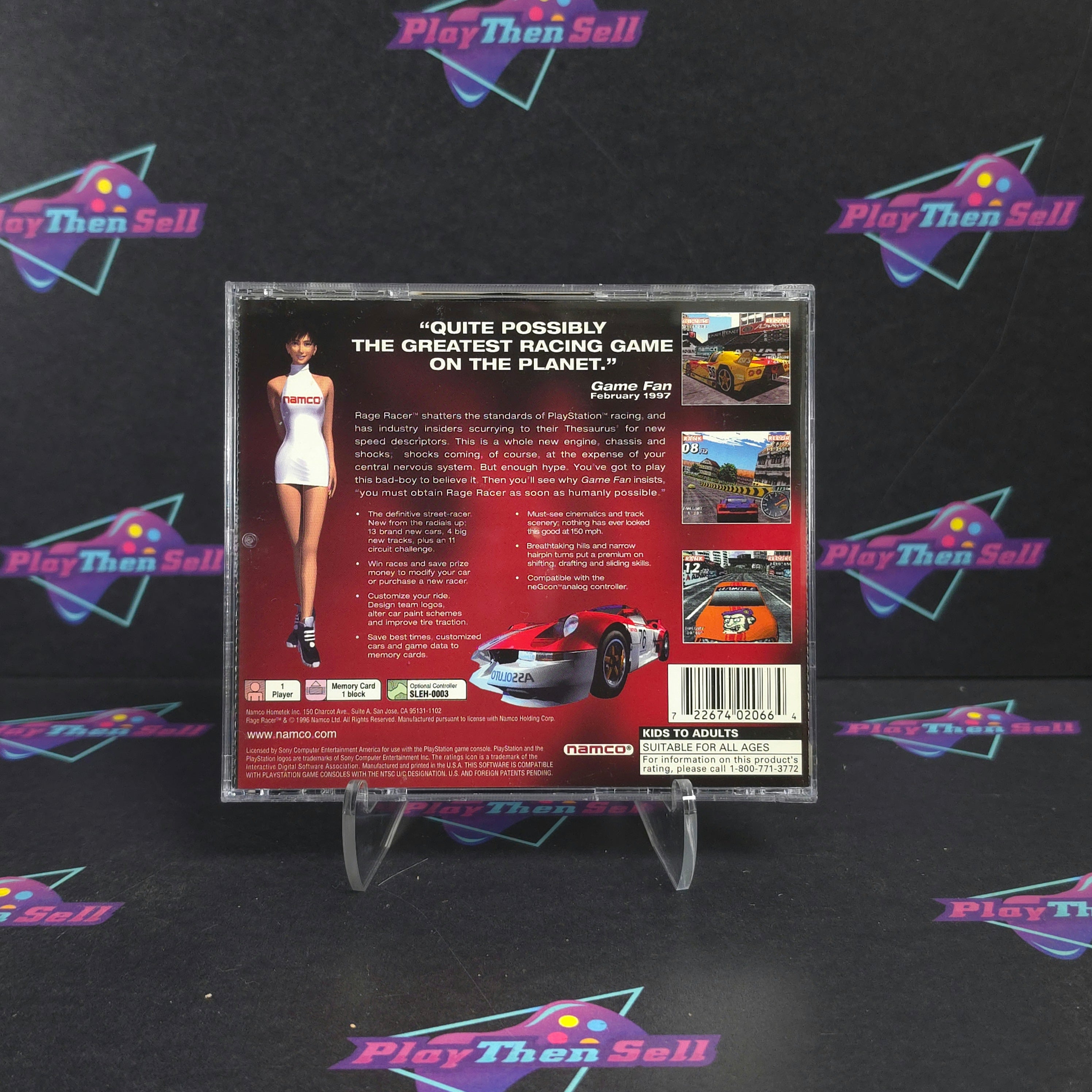 Rage Racer PS1 PlayStation 1 + Reg Complete - Excellent