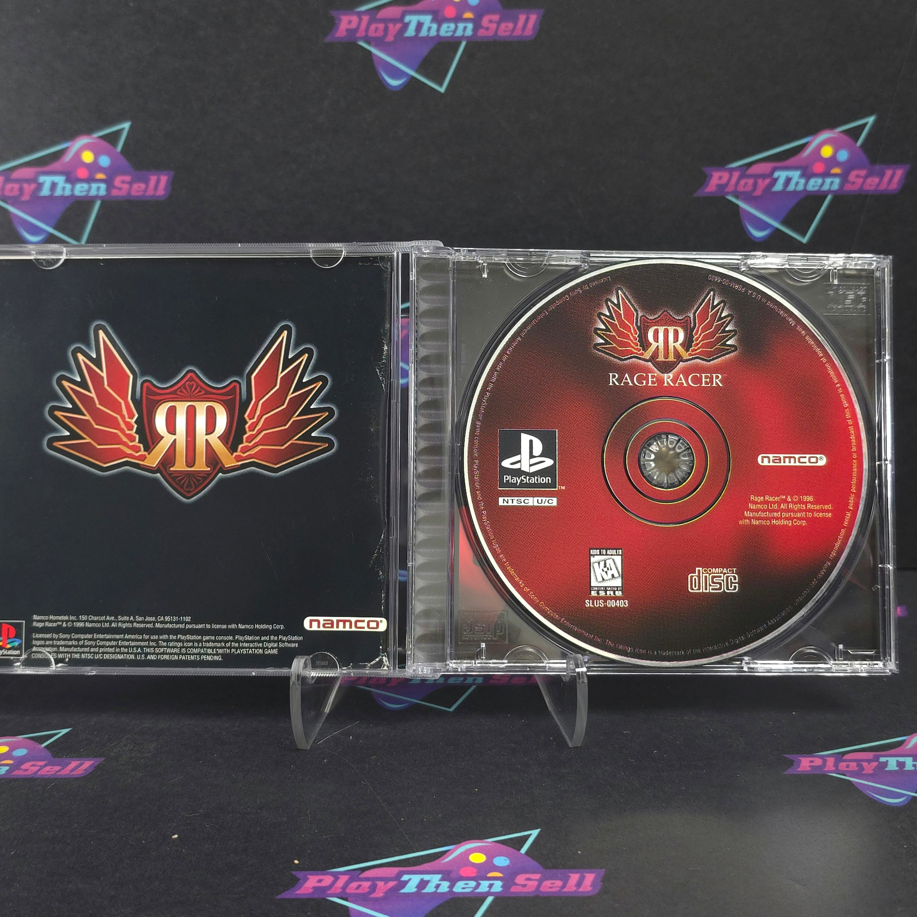 Rage Racer PS1 PlayStation 1 + Reg Complete - Excellent
