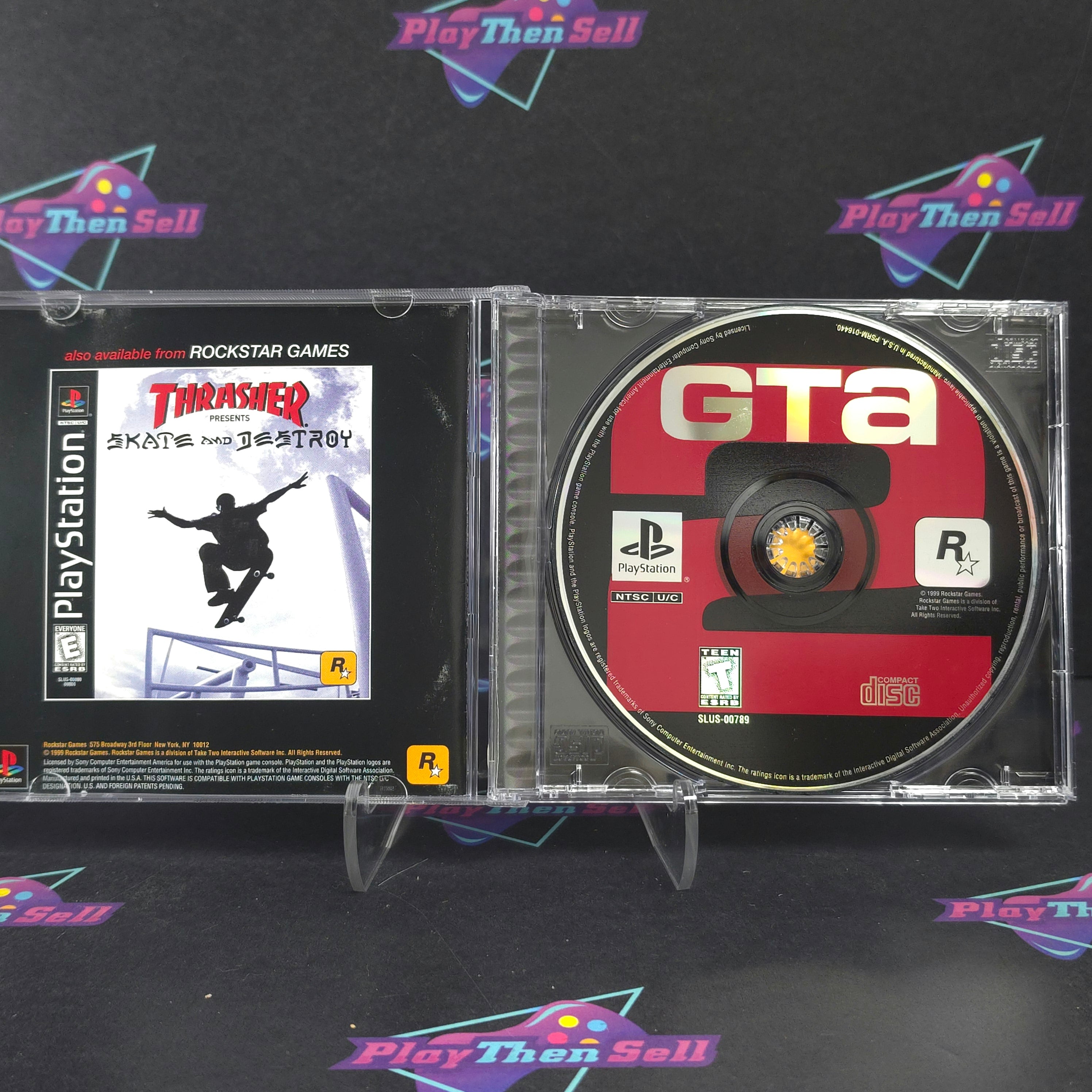 Grand Theft Auto 2 PS1 PlayStation 1 + Reg Complete - Excellent