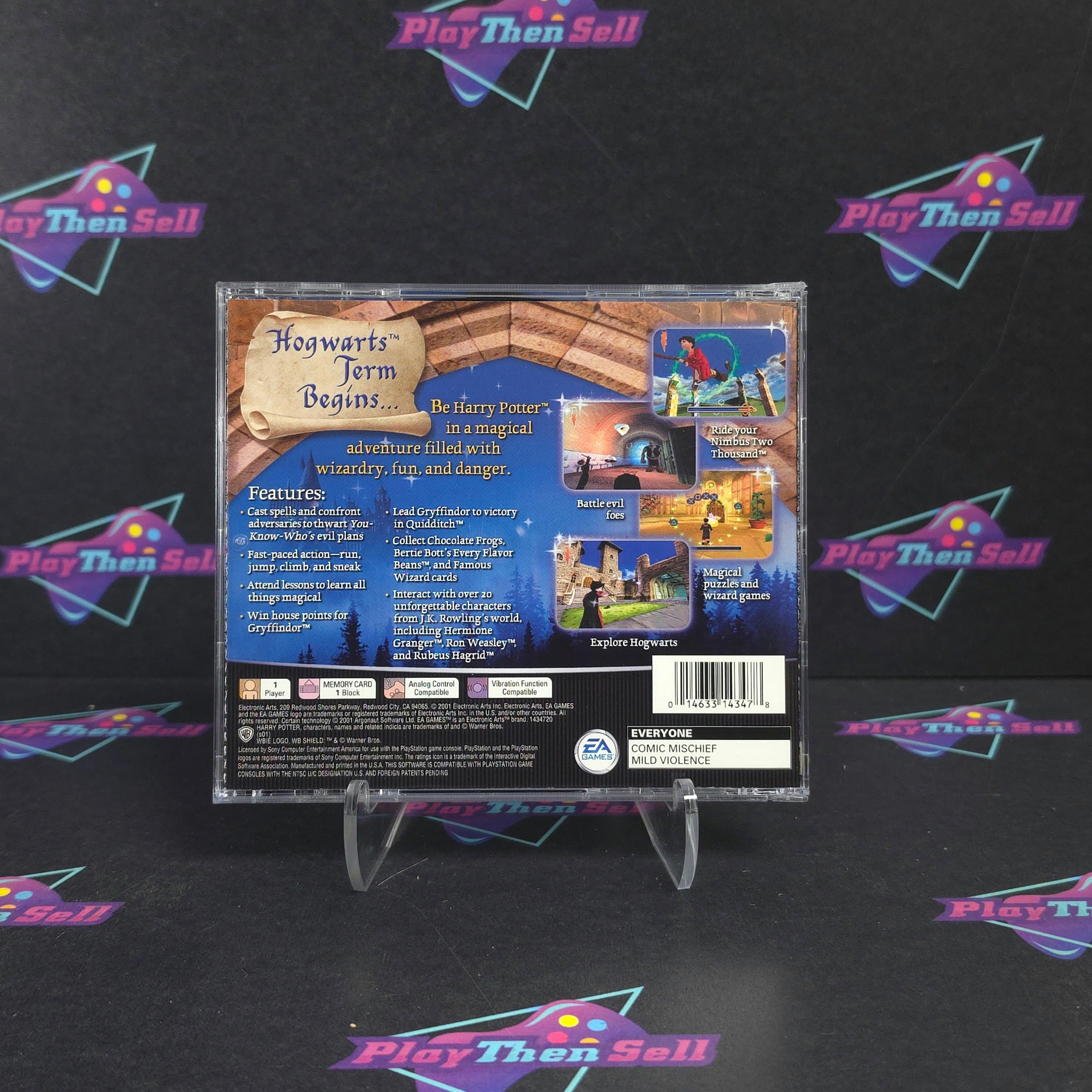 Harry Potter and the Sorcerers Stone PS1 PlayStation 1 + Reg CIB - Excellent