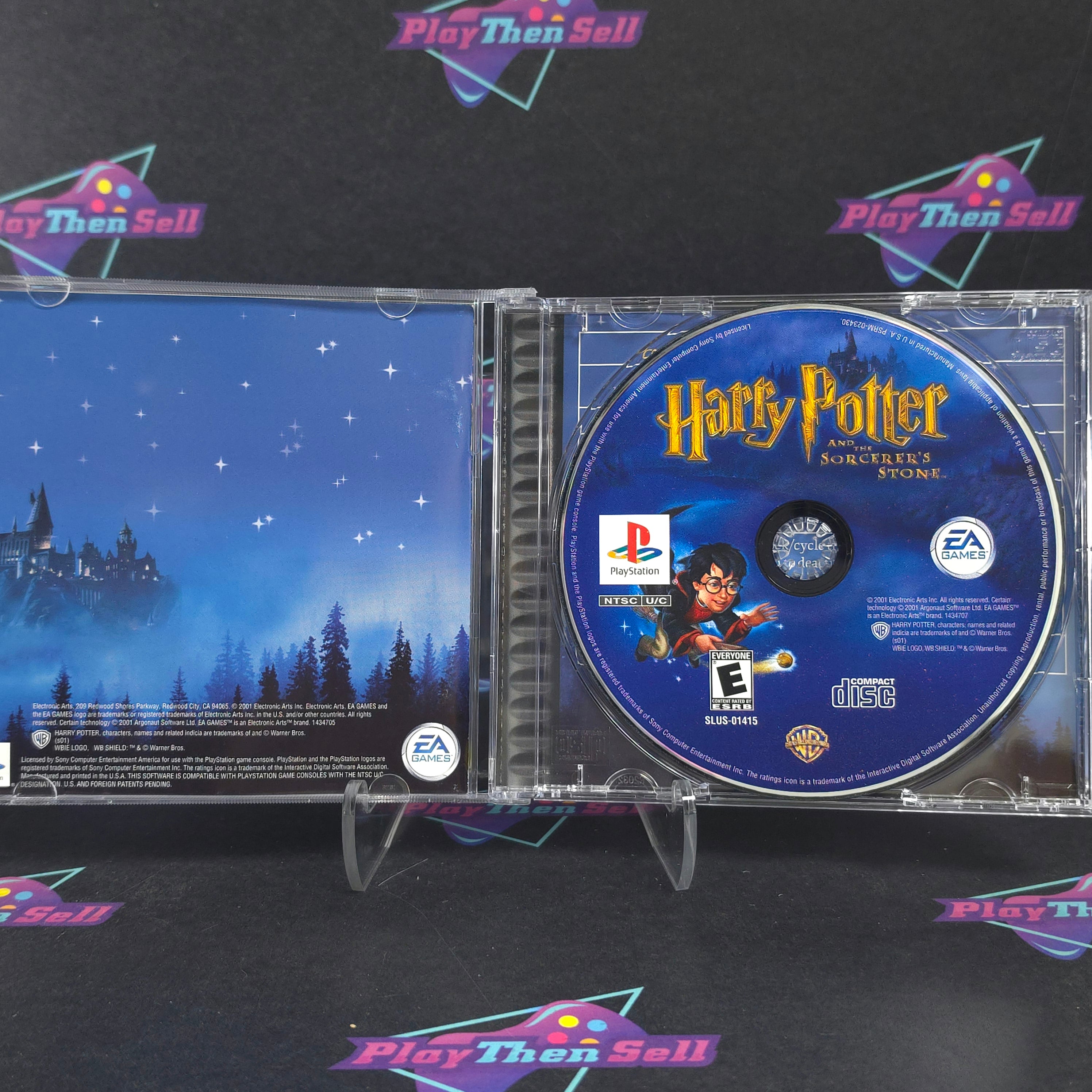 Harry Potter and the Sorcerers Stone PS1 PlayStation 1 + Reg CIB - Excellent