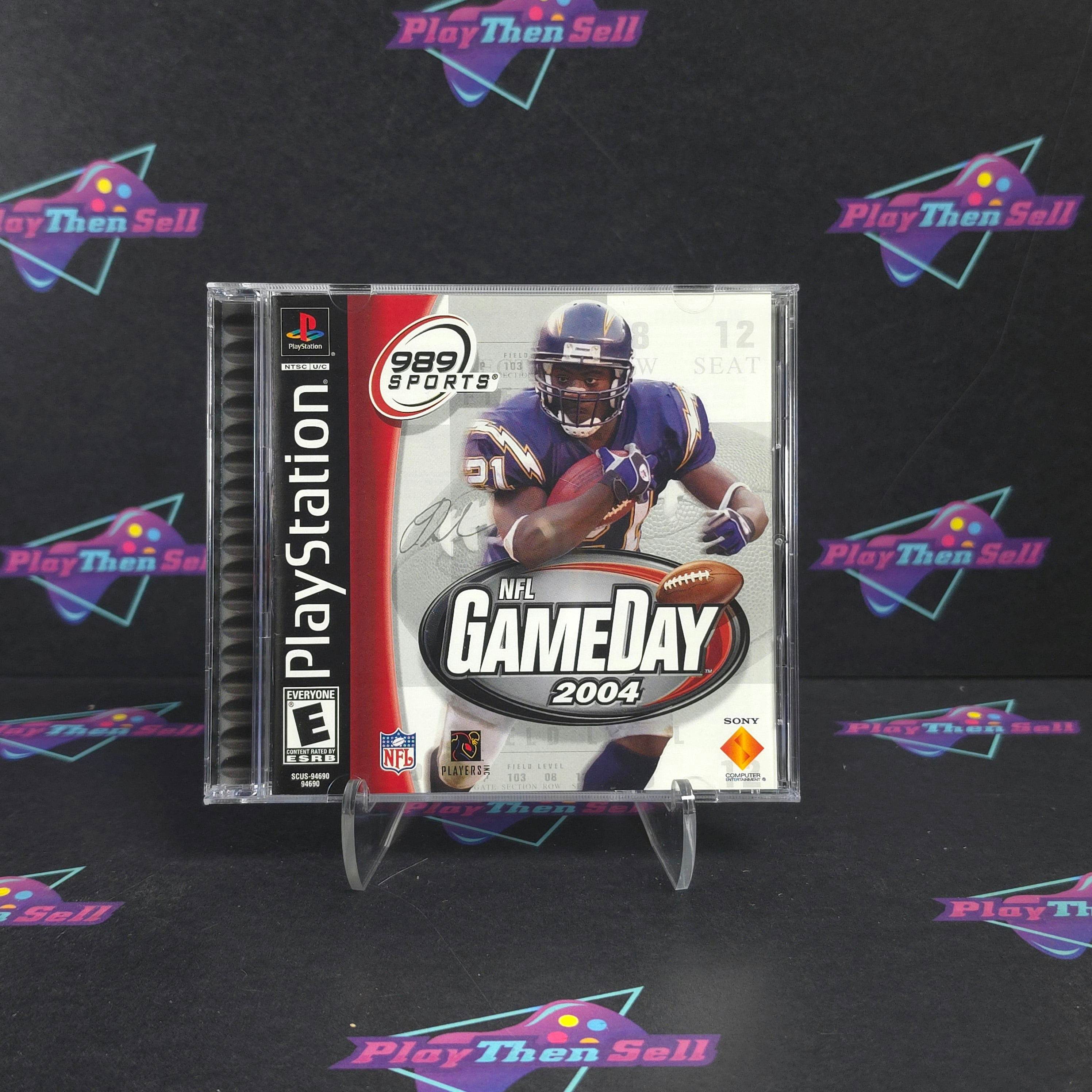 NFL GameDay 2004 PS1 PlayStation 1 Complete - Excellent