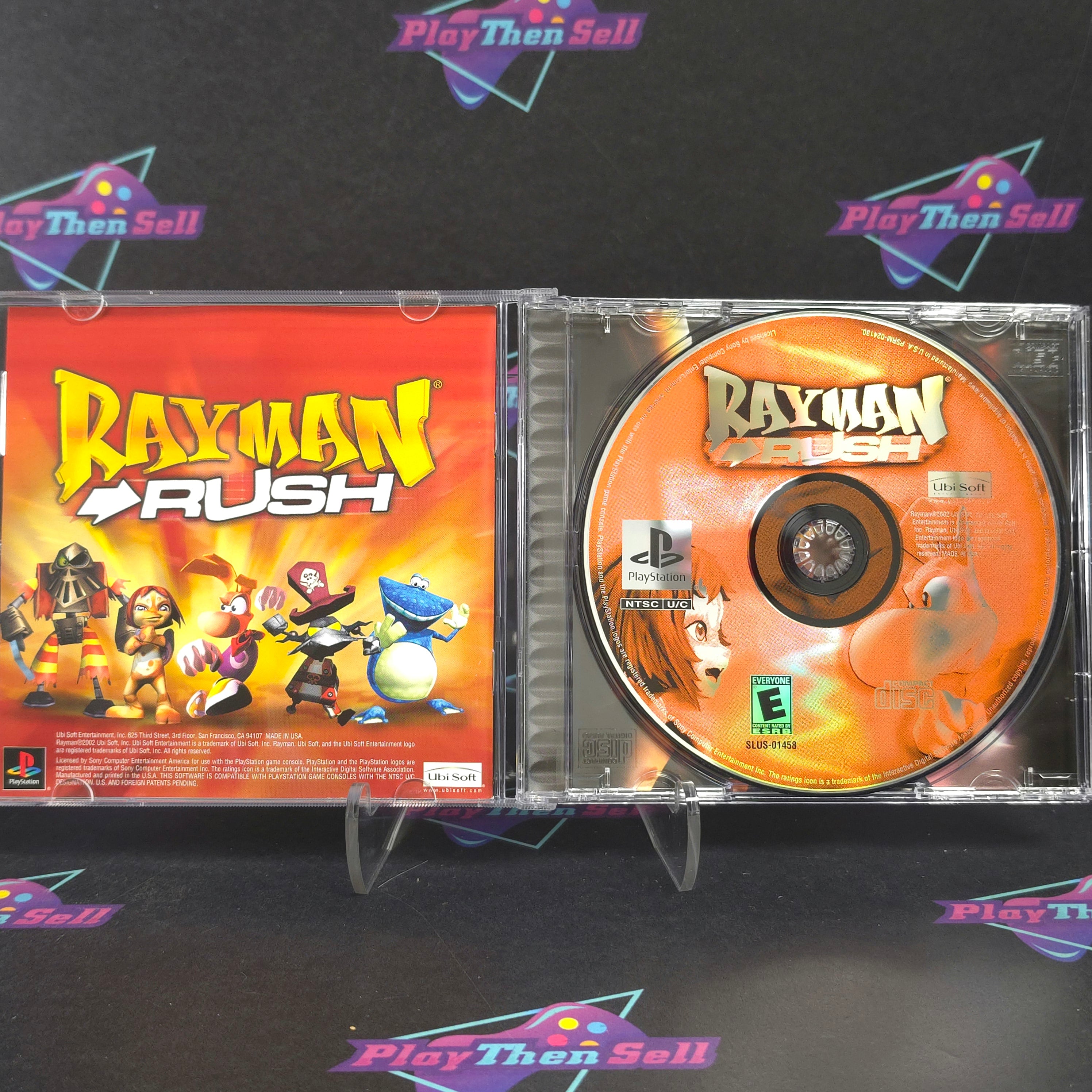 Rayman Rush PS1 PlayStation 1 + Reg Complete - Excellent