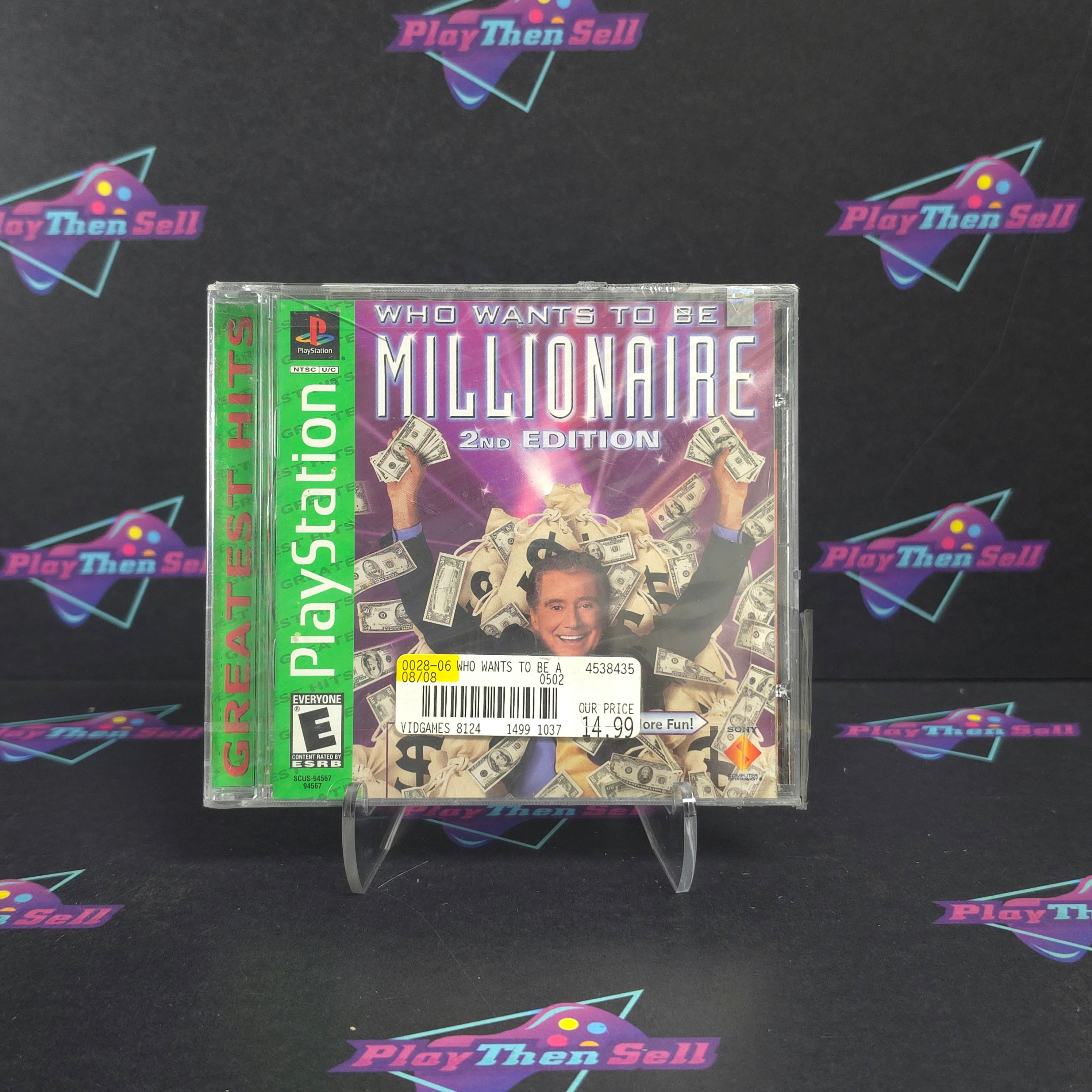Who Wants To Be A Millionaire 2nd Edition PS1 PlayStation 1 GH Sealed - Brand New