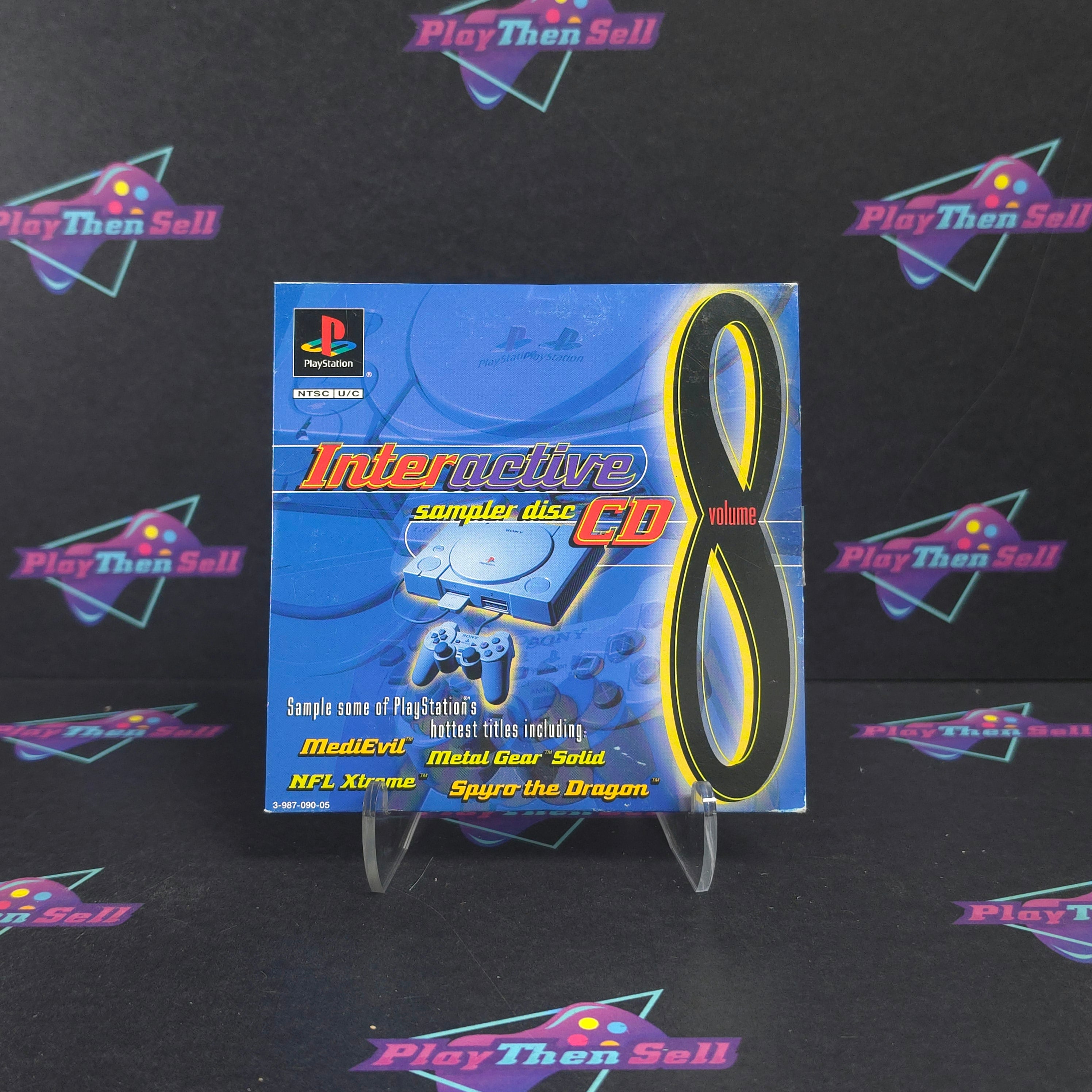 Interactive CD Sampler Disc Volume 8 PS1 PlayStation 1 - Excellent