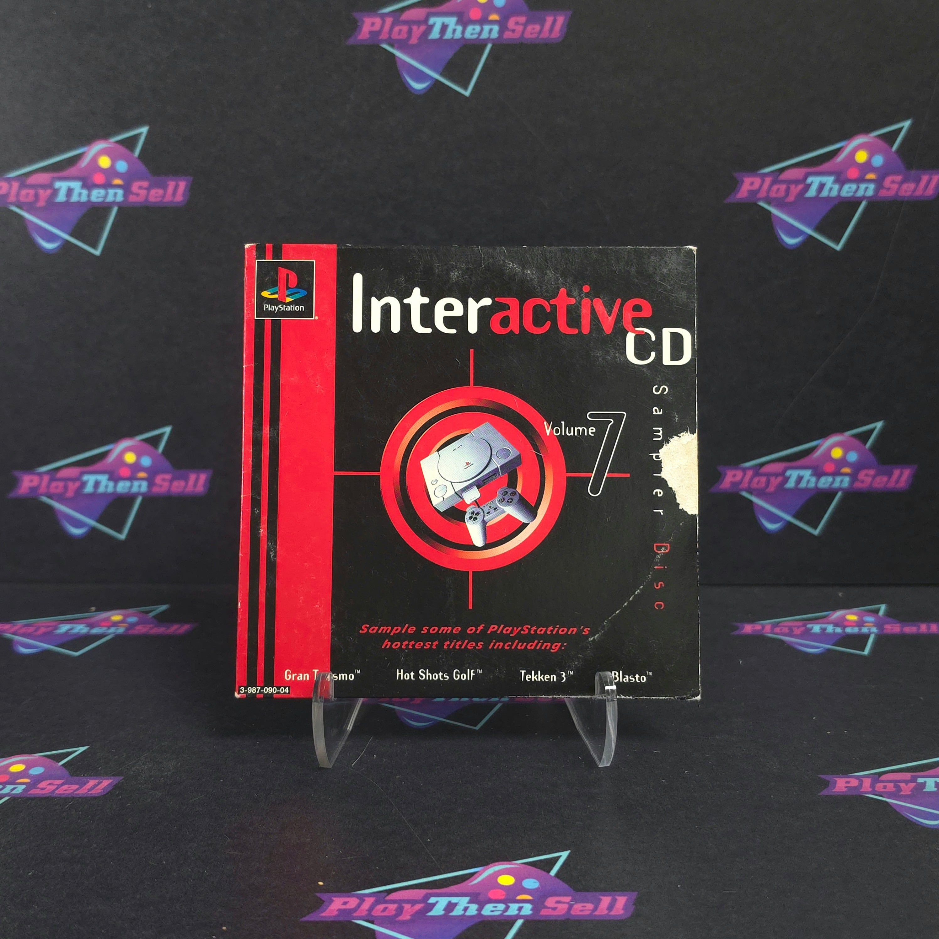 Interactive CD Sampler Disc Volume 7 PS1 PlayStation 1 - Very Good