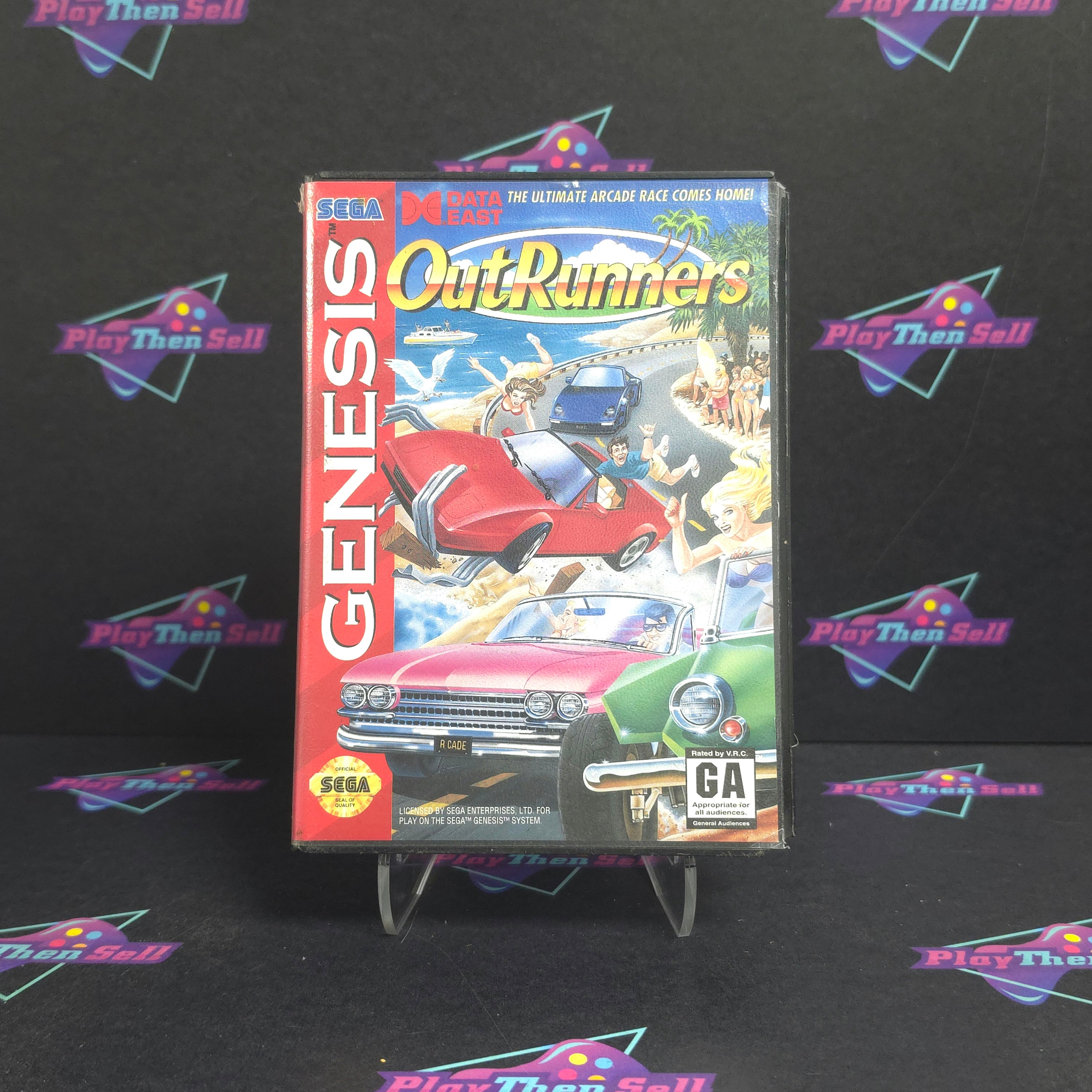 OutRunners Sega Genesis  - Very Good