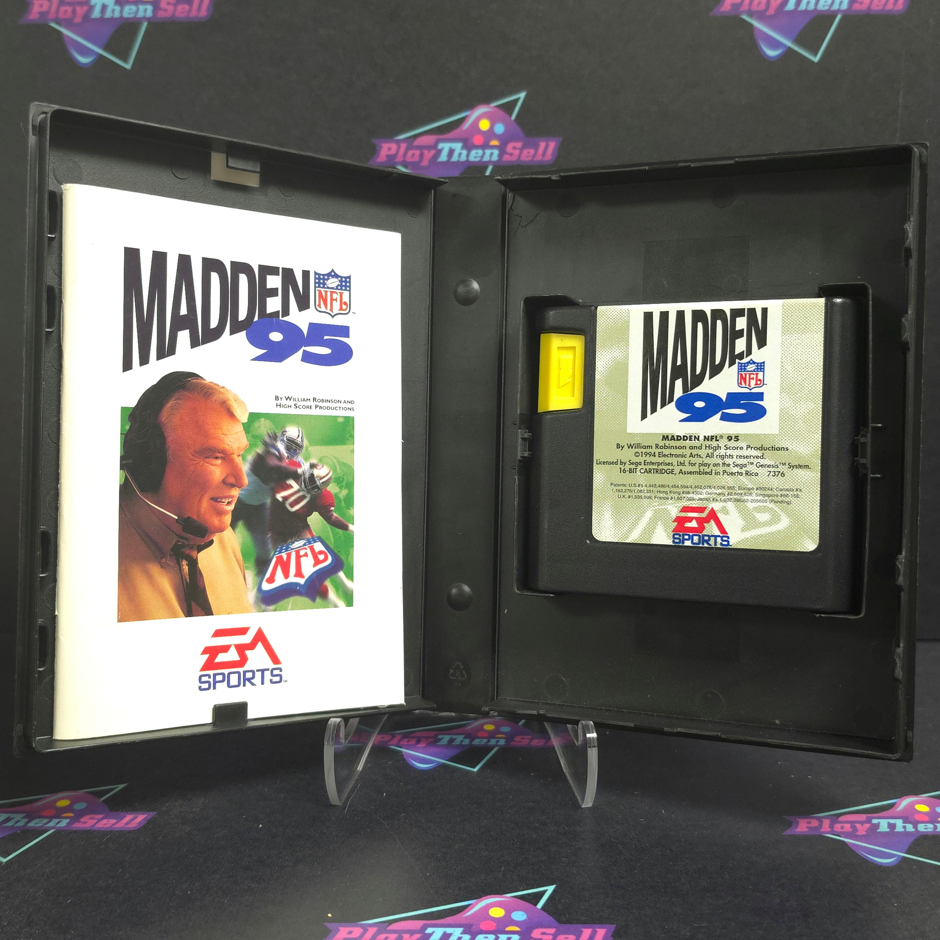 Madden NFL 95 Sega Genesis Complete - Excellent