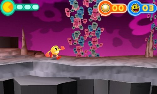 Pac-Man and the Ghostly Adventures Nintendo 3DS + Poster - Like New