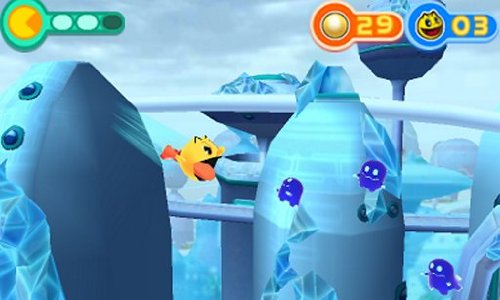 Pac-Man and the Ghostly Adventures Nintendo 3DS + Poster - Like New