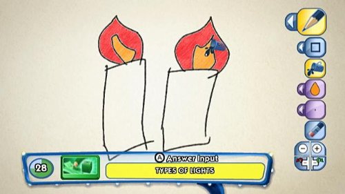 Pictionary Udraw Nintendo Wii DD Complete CIB - Very Good
