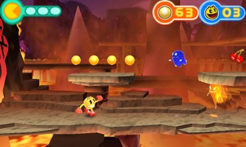 Pac-Man and the Ghostly Adventures Nintendo 3DS + Poster - Like New