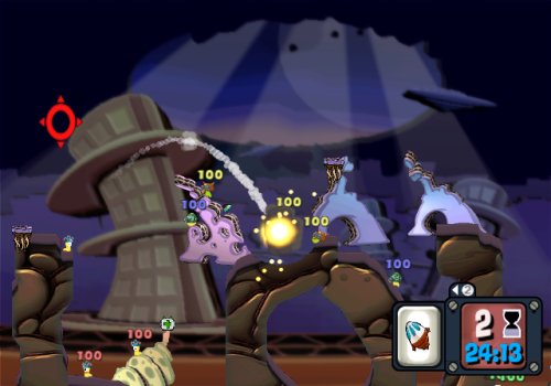 Worms A Space Oddity Nintendo Wii - Like New
