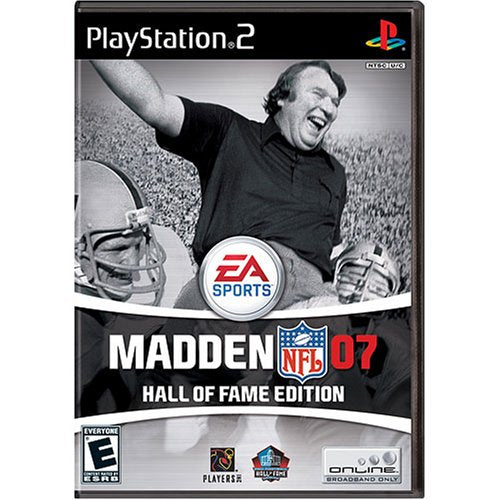 Madden NFL 07 Hall of Fame Edition PS2 PlayStation 2 + Bonus Disc - Like New