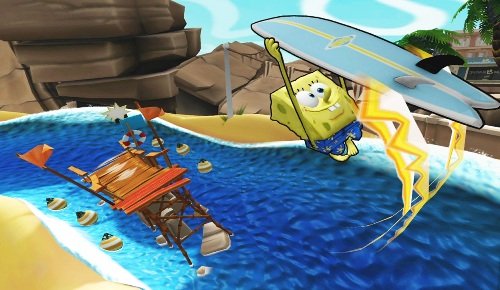 Spongebob Surf & Skate Roadtrip Xbox 360 - AD/NM - Very Good