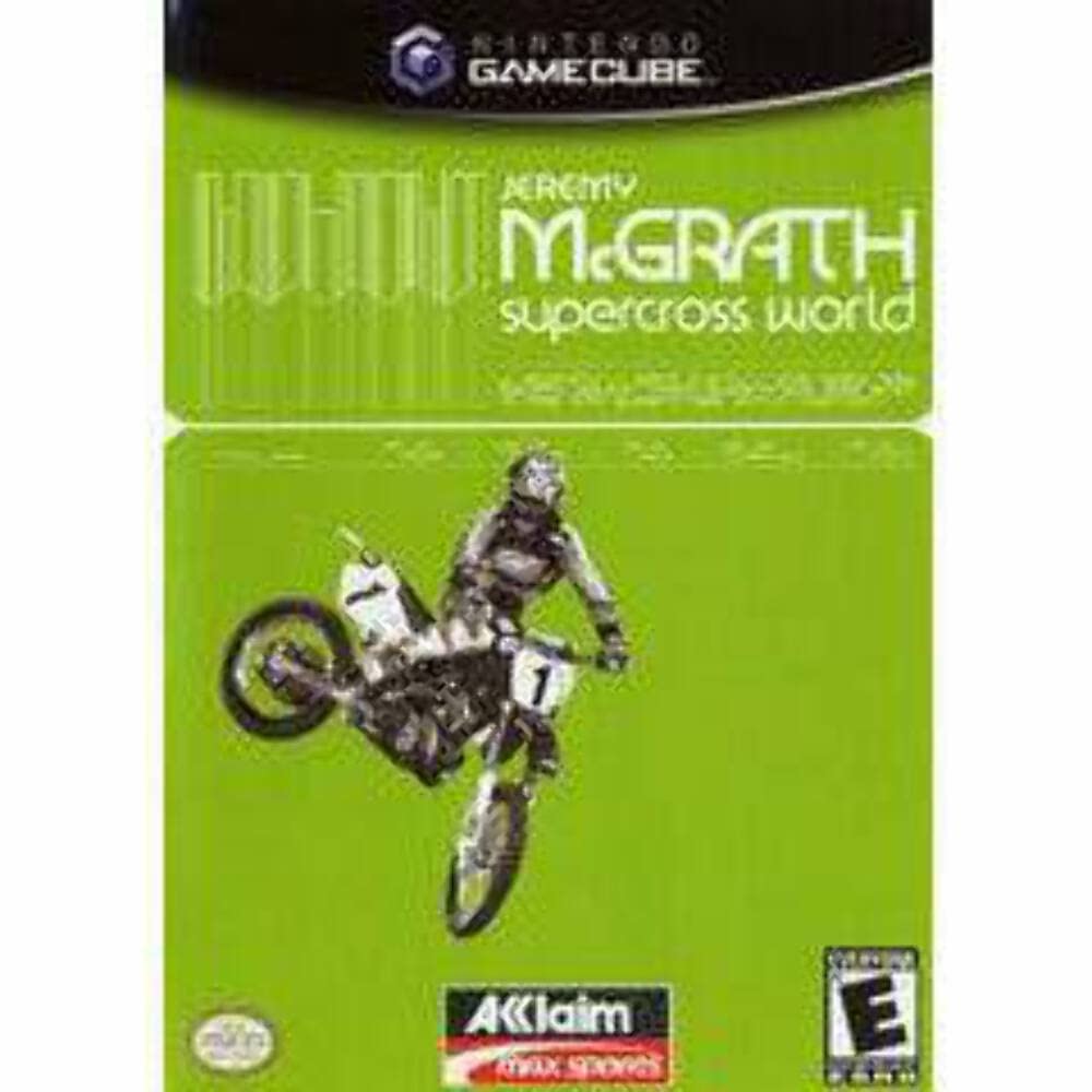 Jeremy McGrath Supercross World Nintendo Gamecube AD Complete CIB - Very Good