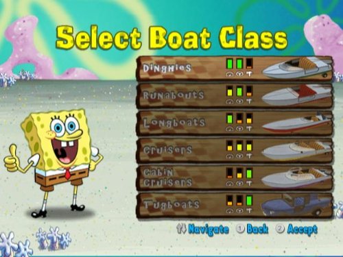 Spongebob Boating Bash Nintendo Wii AD/DD/NM - Very Good