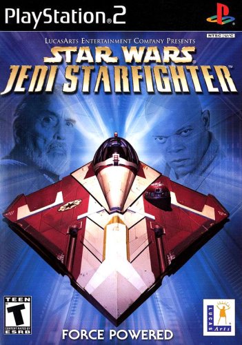 Star Wars Jedi Starfighter PS2 PlayStation 2 + Reg Card / Hint Book - Like New