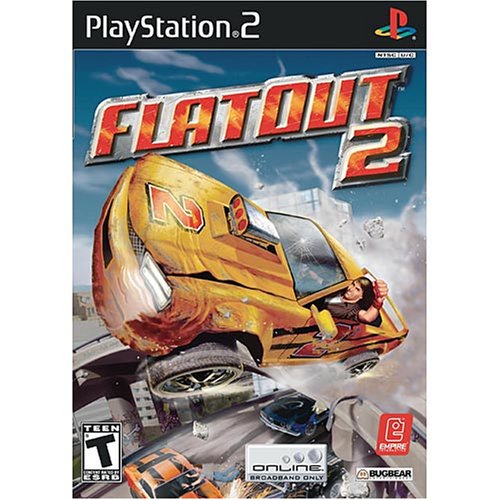 Flatout 2 PS2 PlayStation 2 Disc Only Authentic / Tested - Very Good