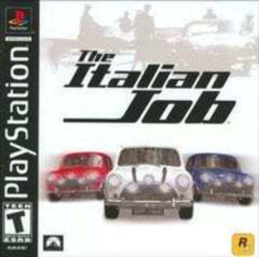 The Italian Job + Reg Card PS1 PlayStation 1 MD Complete CIB - Very Good
