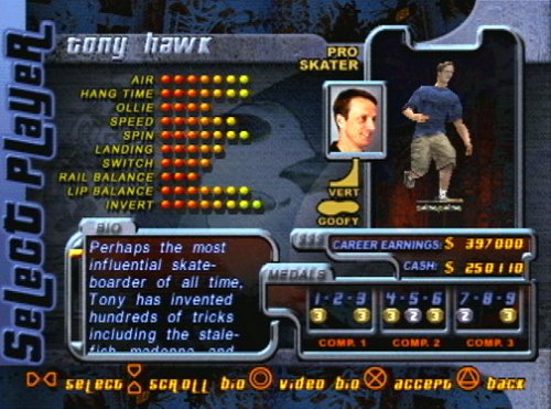 Tony Hawk's Pro Skater 2 GH PS1 PlayStation 1 Disc Only - Very Good