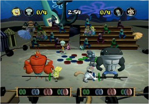 SpongeBob Squarepants Lights Camera Pants PS2 PlayStation 2 - Very Good