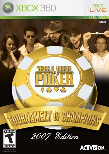 World Series of Poker Tournament of Champions 2007 Ed Xbox 360 + Reg - Like New