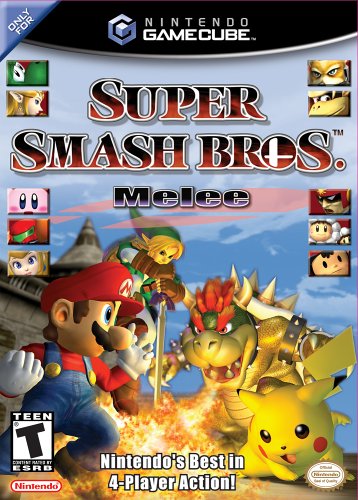Super Smash Bros Melee Nintendo Gamecube AD Complete CIB - Very Good