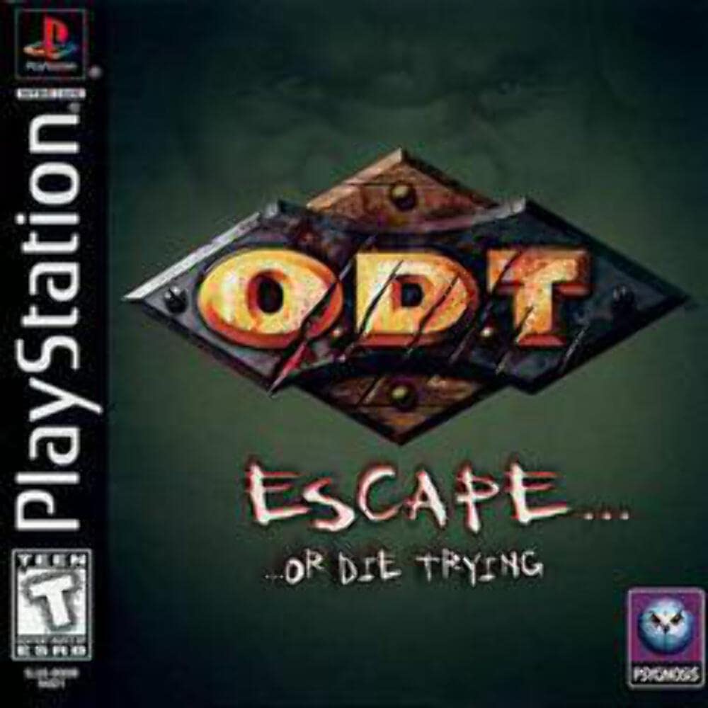 O.D.T. Or Die Trying + Reg Card PS1 PlayStation 1 MD Complete CIB - Very Good