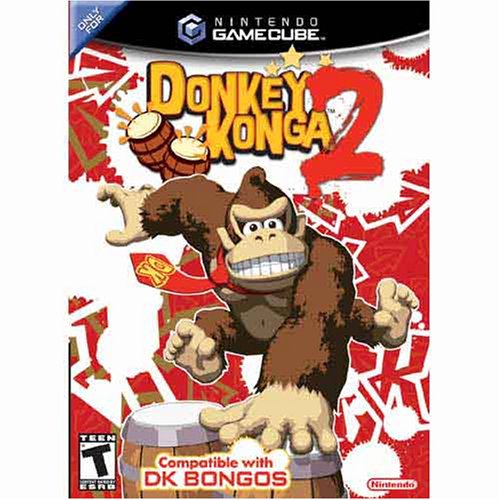Donkey Konga 2 + DK Bongo Nintendo Gamecube - Like New