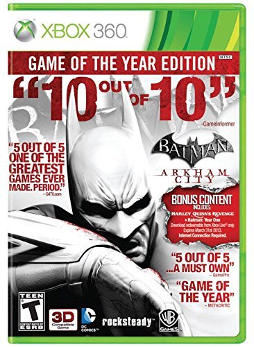 Batman Arkham City GOTY Xbox 360 Platinum Hits - Like New