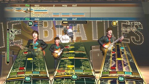 The Beatles RockBand Xbox 360 + Post Cards - Like New